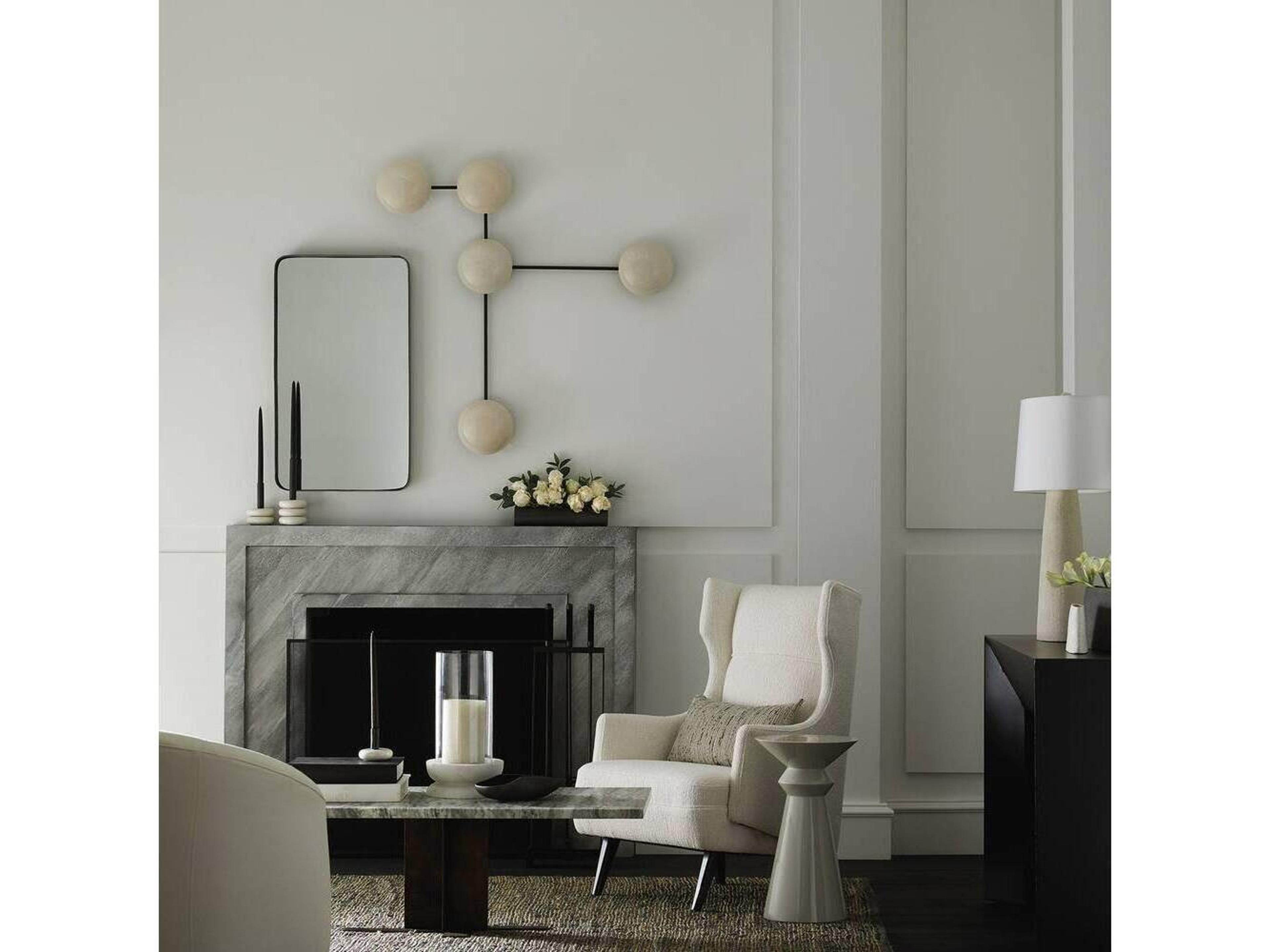 Arteriors Home Budelli White Accent Chair