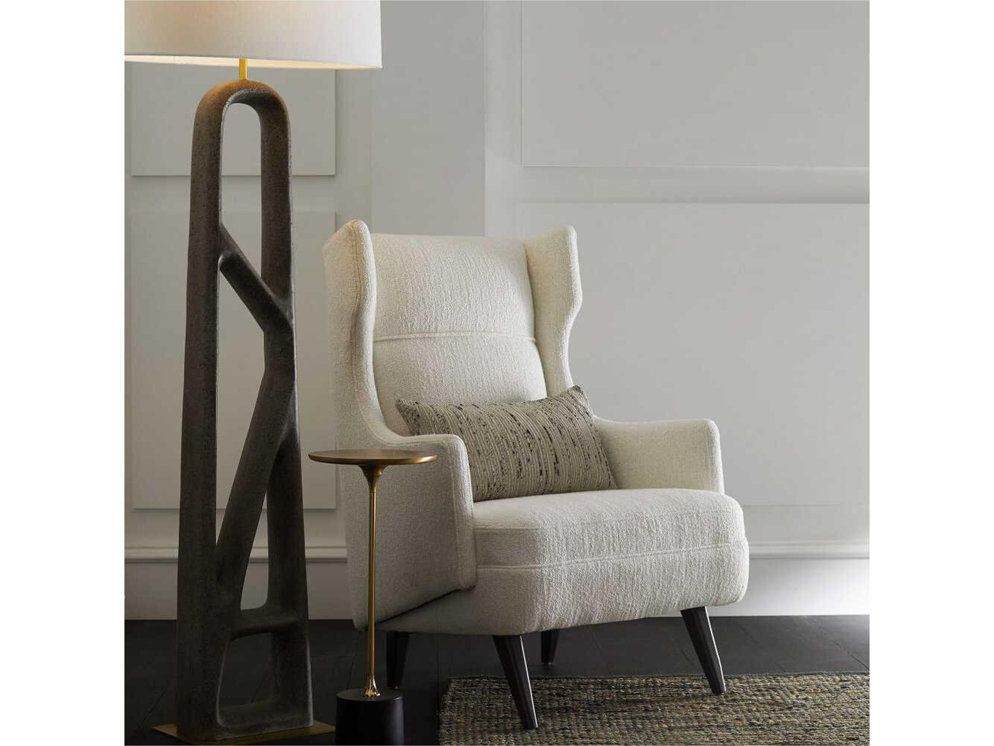 Budelli Wing Chair and Fitz End Table Set