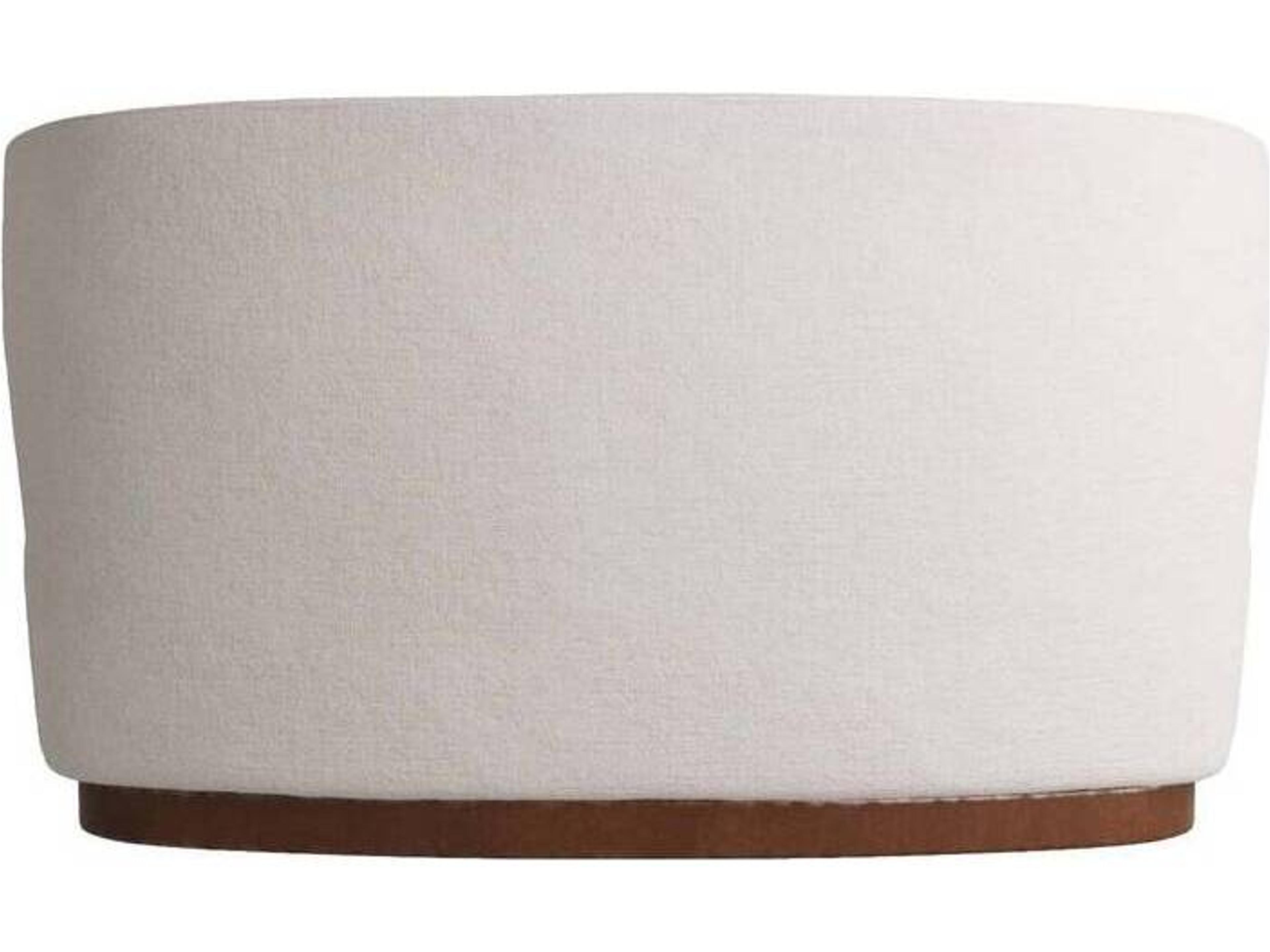 Arteriors Home Pasadena Cloud Dark Walnut White Upholstered Loveseat