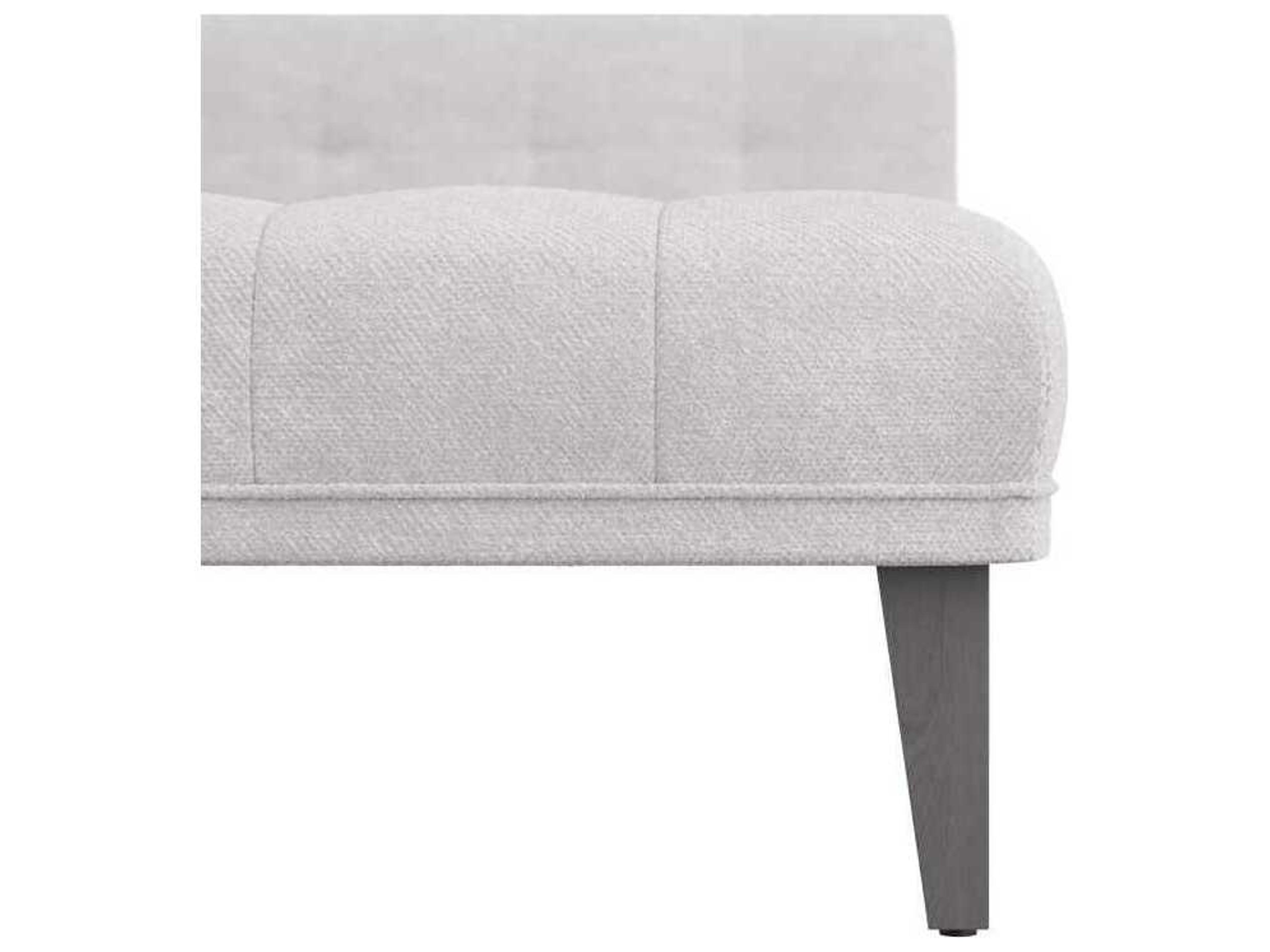Arteriors Home Platinum Grey Ash Upholstered Chaise