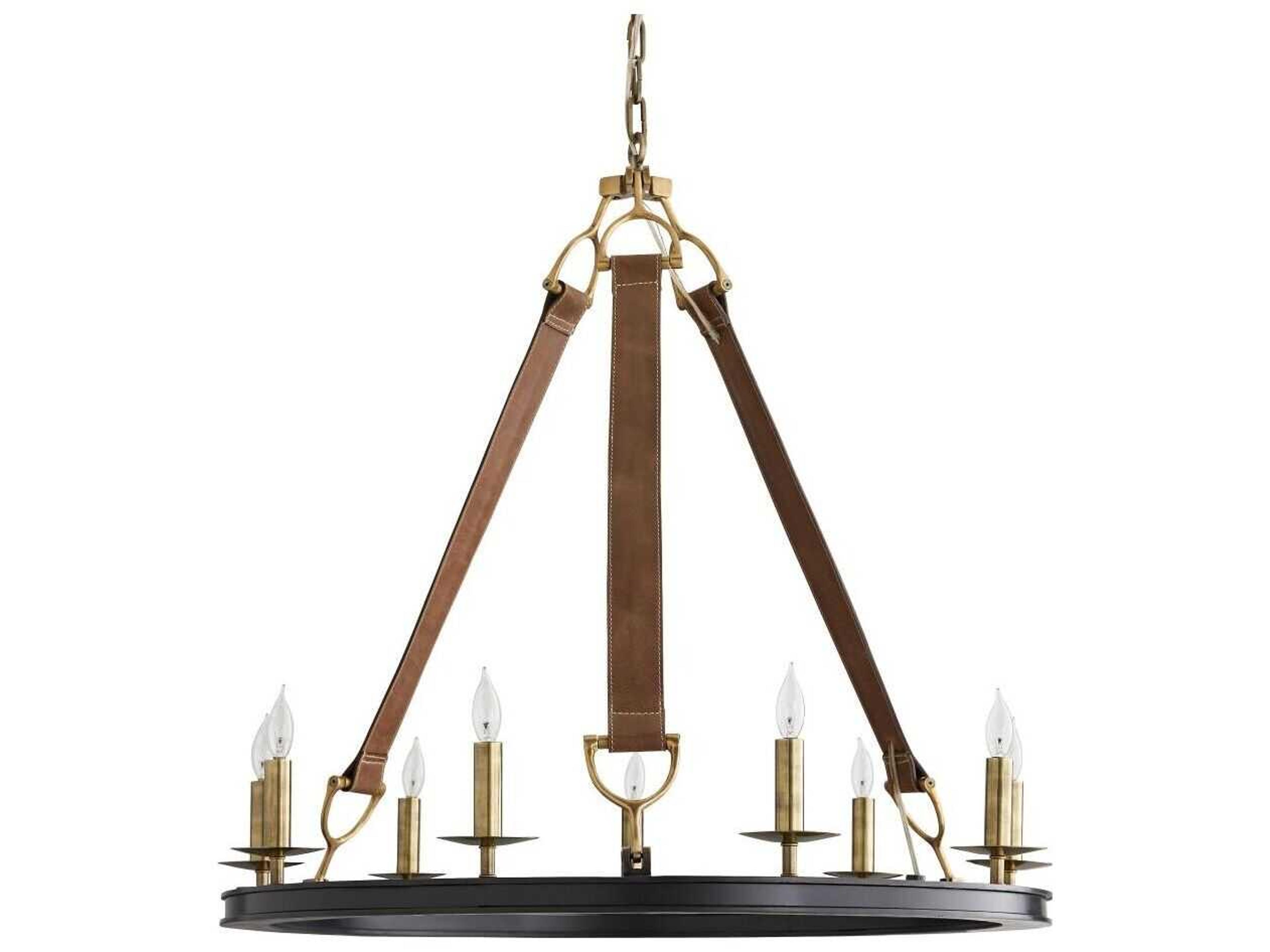 Arteriors Home Chaney 9-Light Bronze Candelabra Chandelier