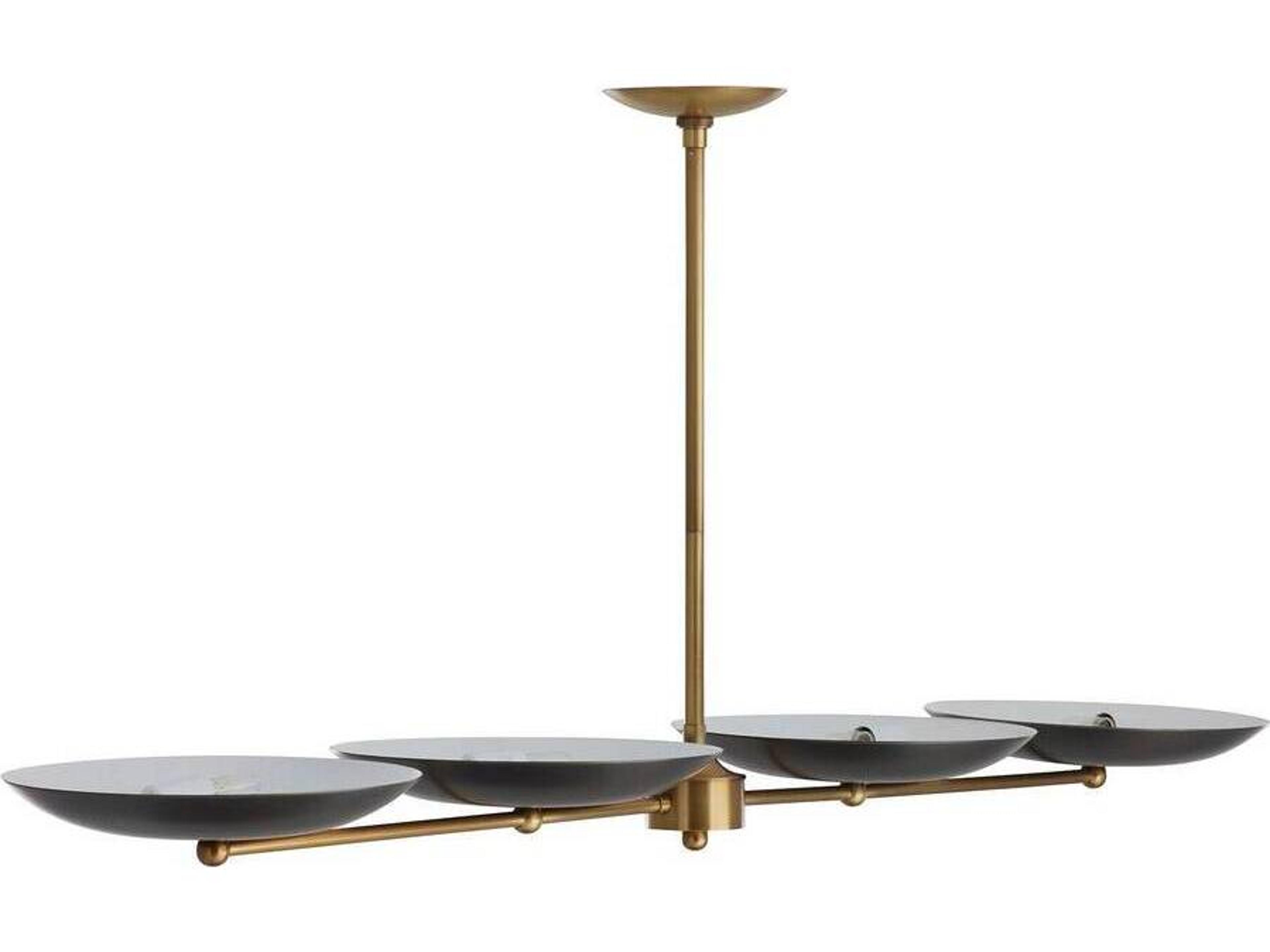 Arteriors Home Griffith 4-Light Bronze Bowl Island Pendant