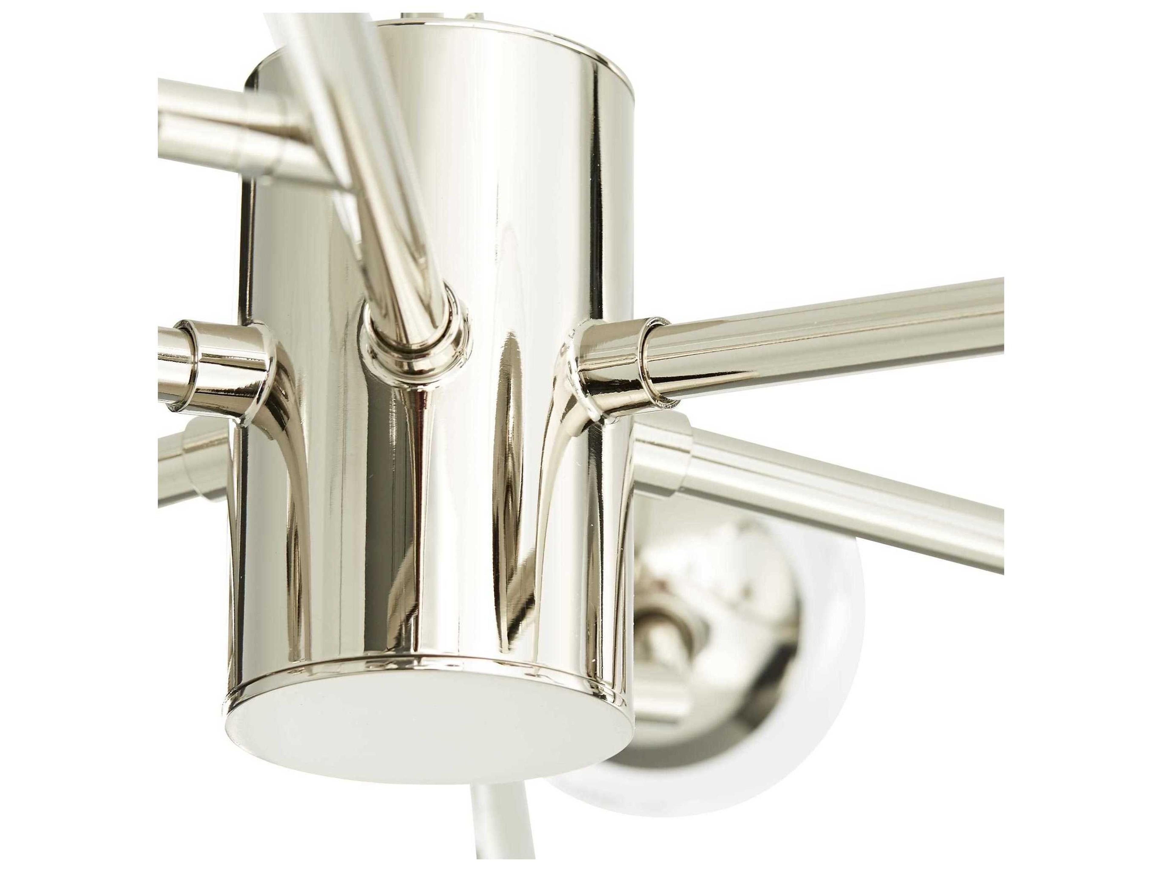 Arteriors Home Dallas  18-Light Polished Nickel Globe Chandelier