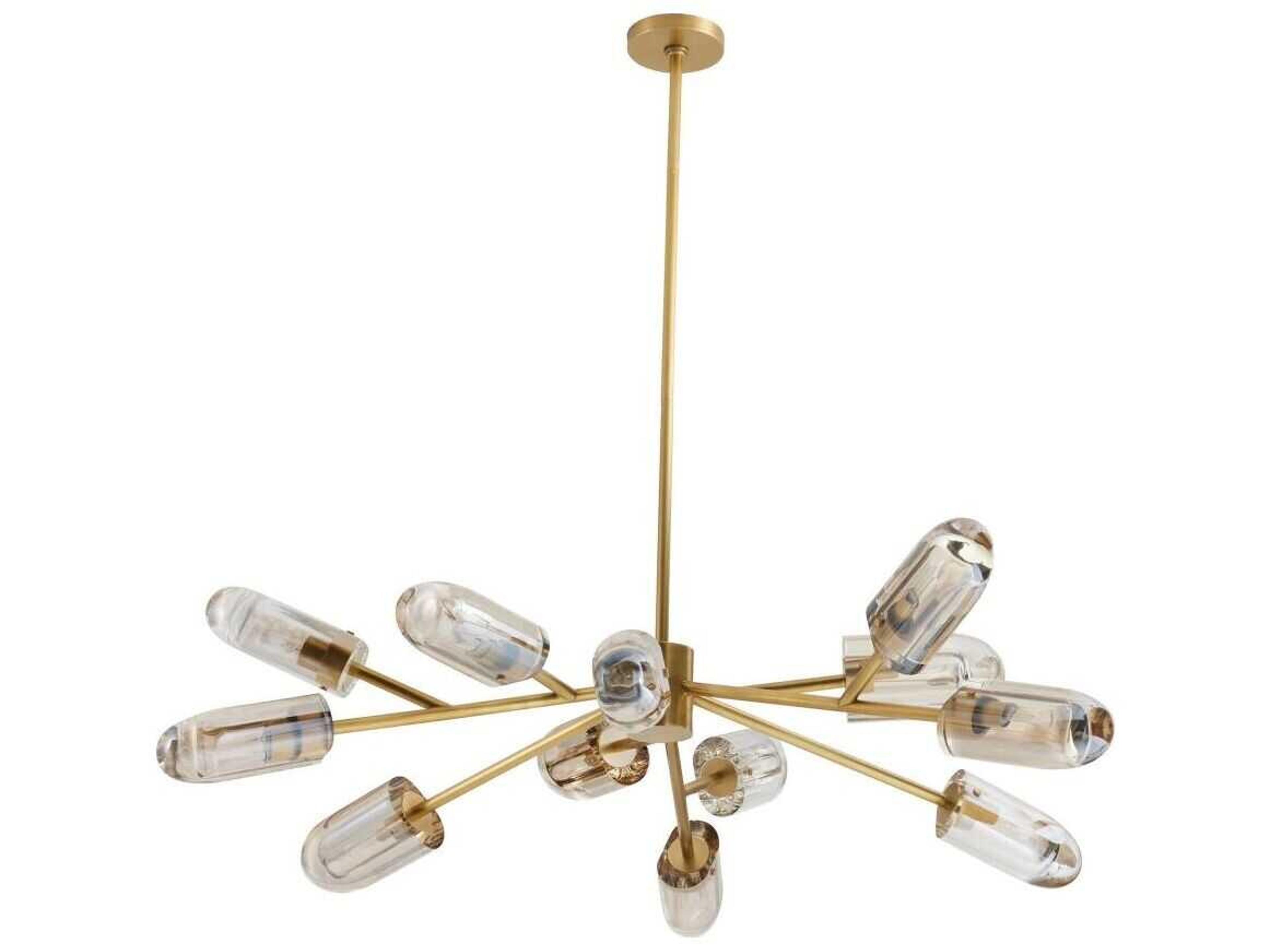 Arteriors Home Javier 12-Light Antique Brass Chandelier