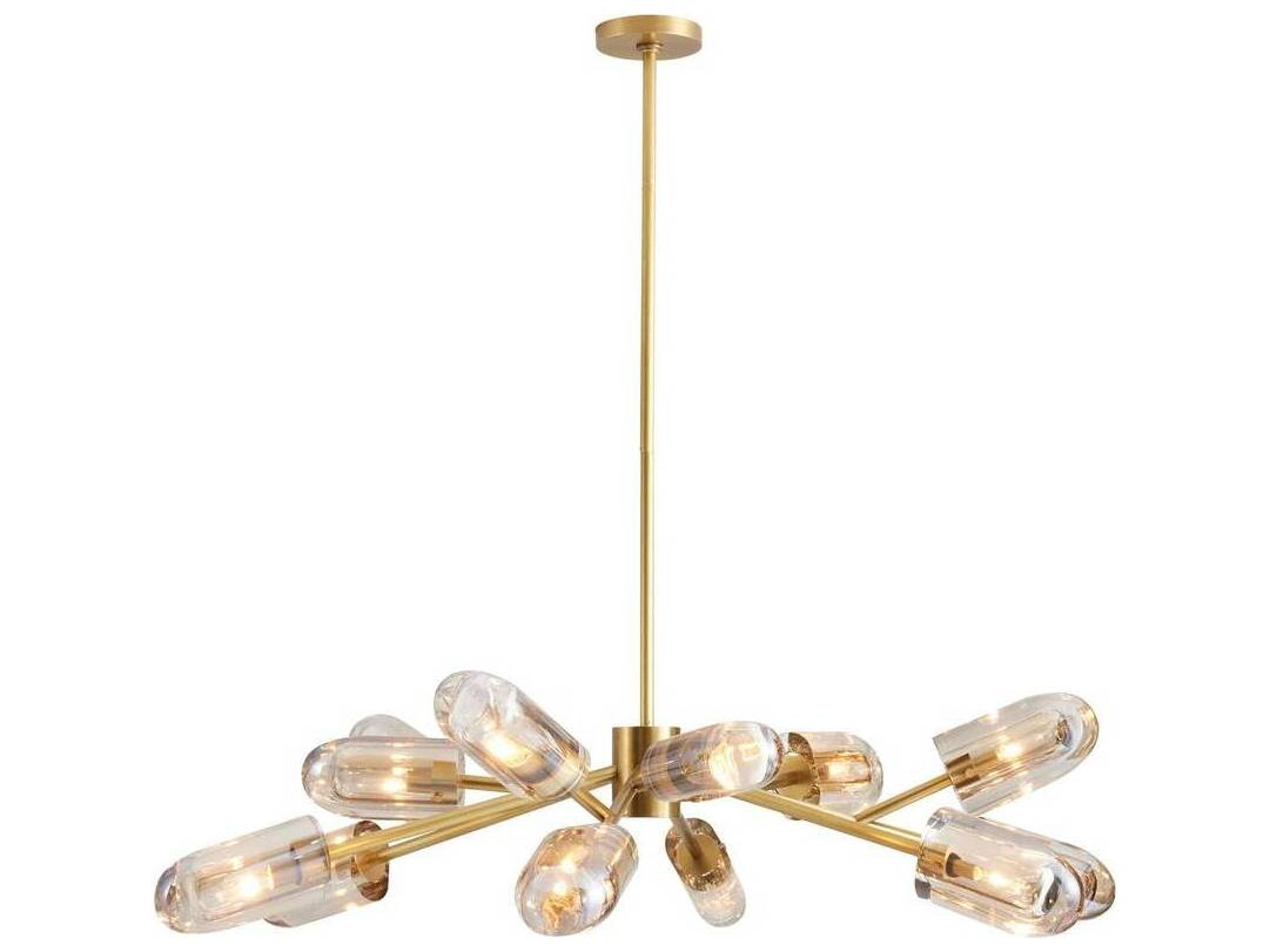 Arteriors Home Javier 12-Light Antique Brass Chandelier