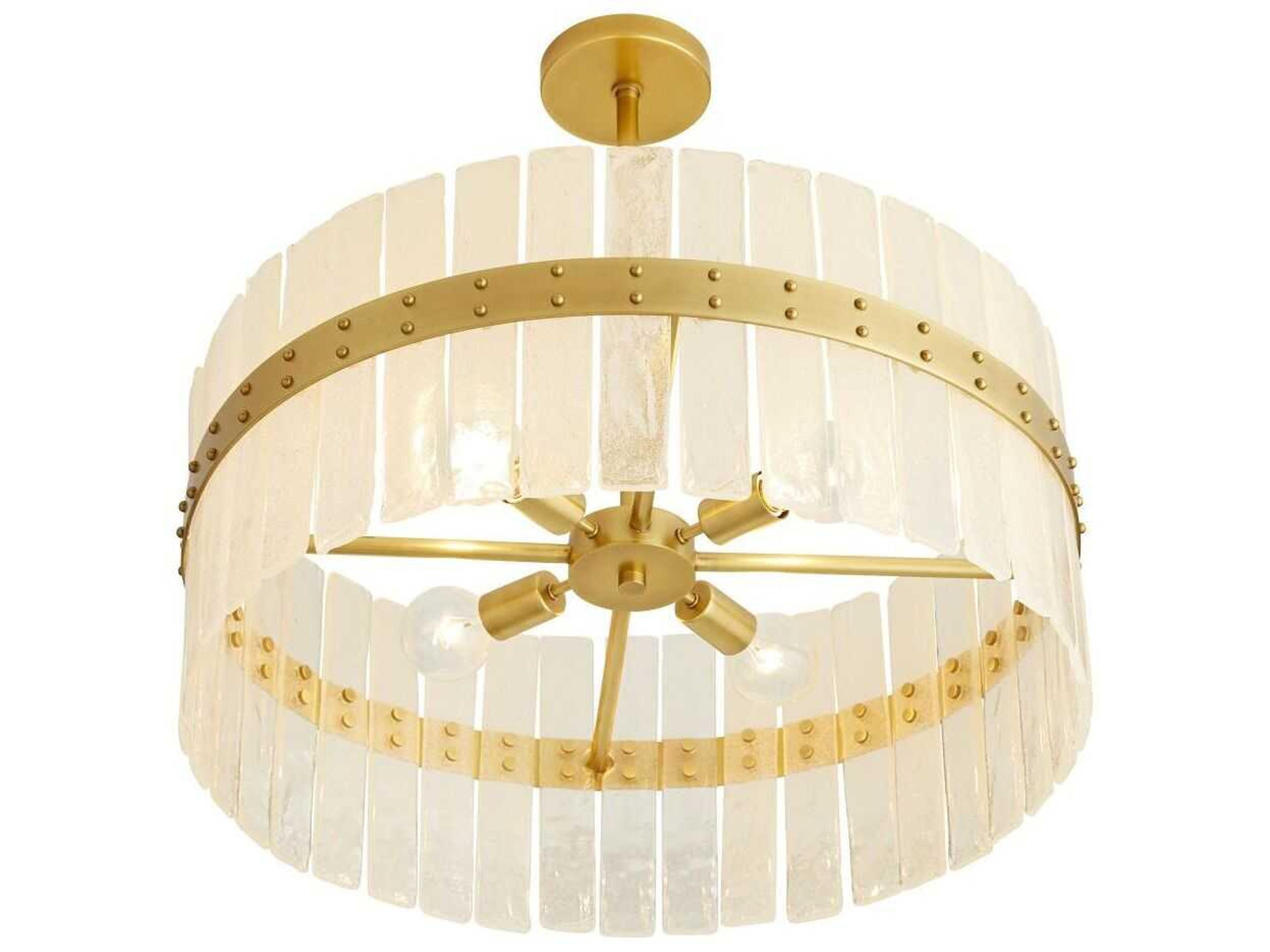 Arteriors Home Sinclair 4-Light Antique Brass Pendant