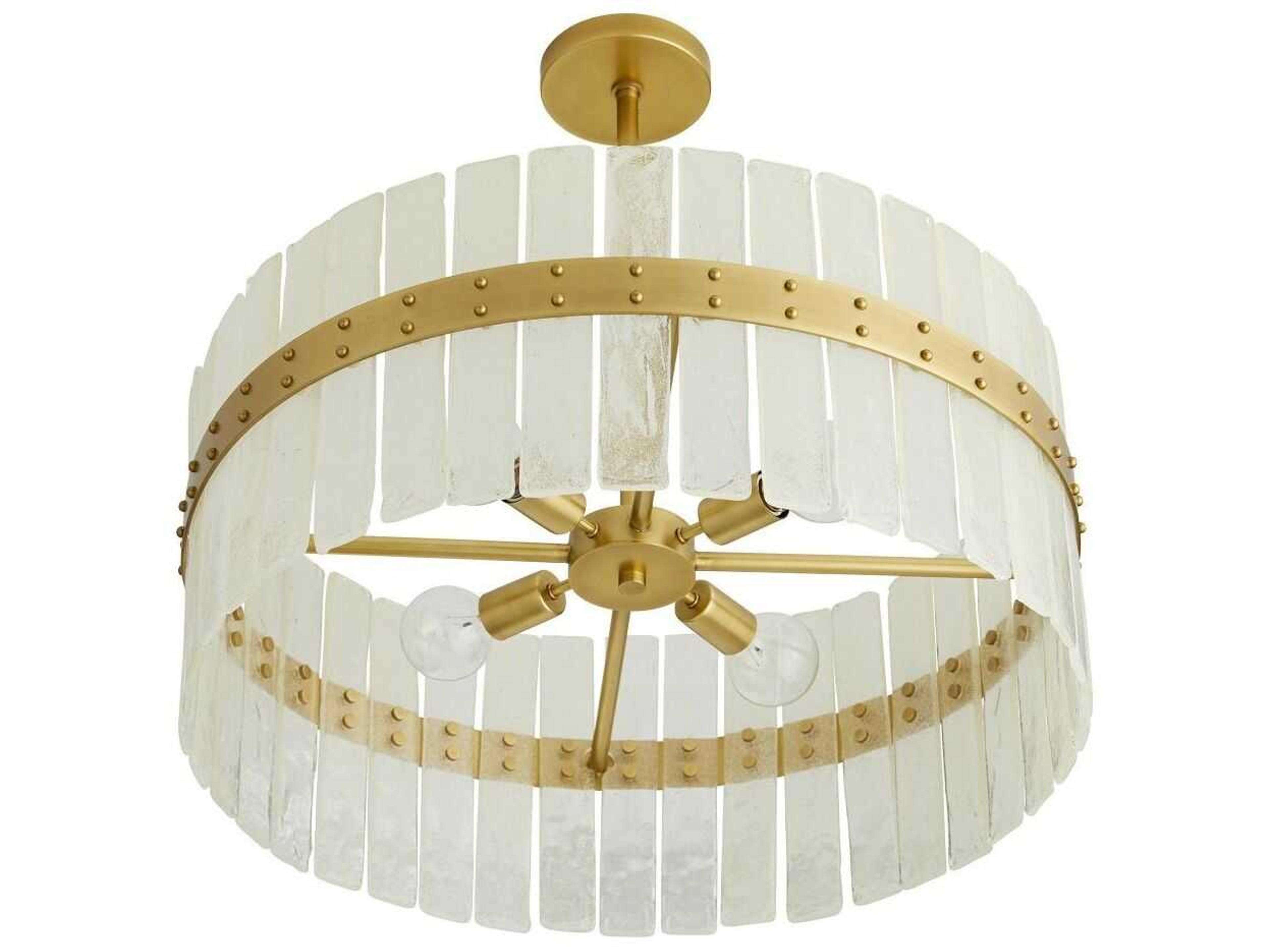 Arteriors Home Sinclair 4-Light Antique Brass Pendant