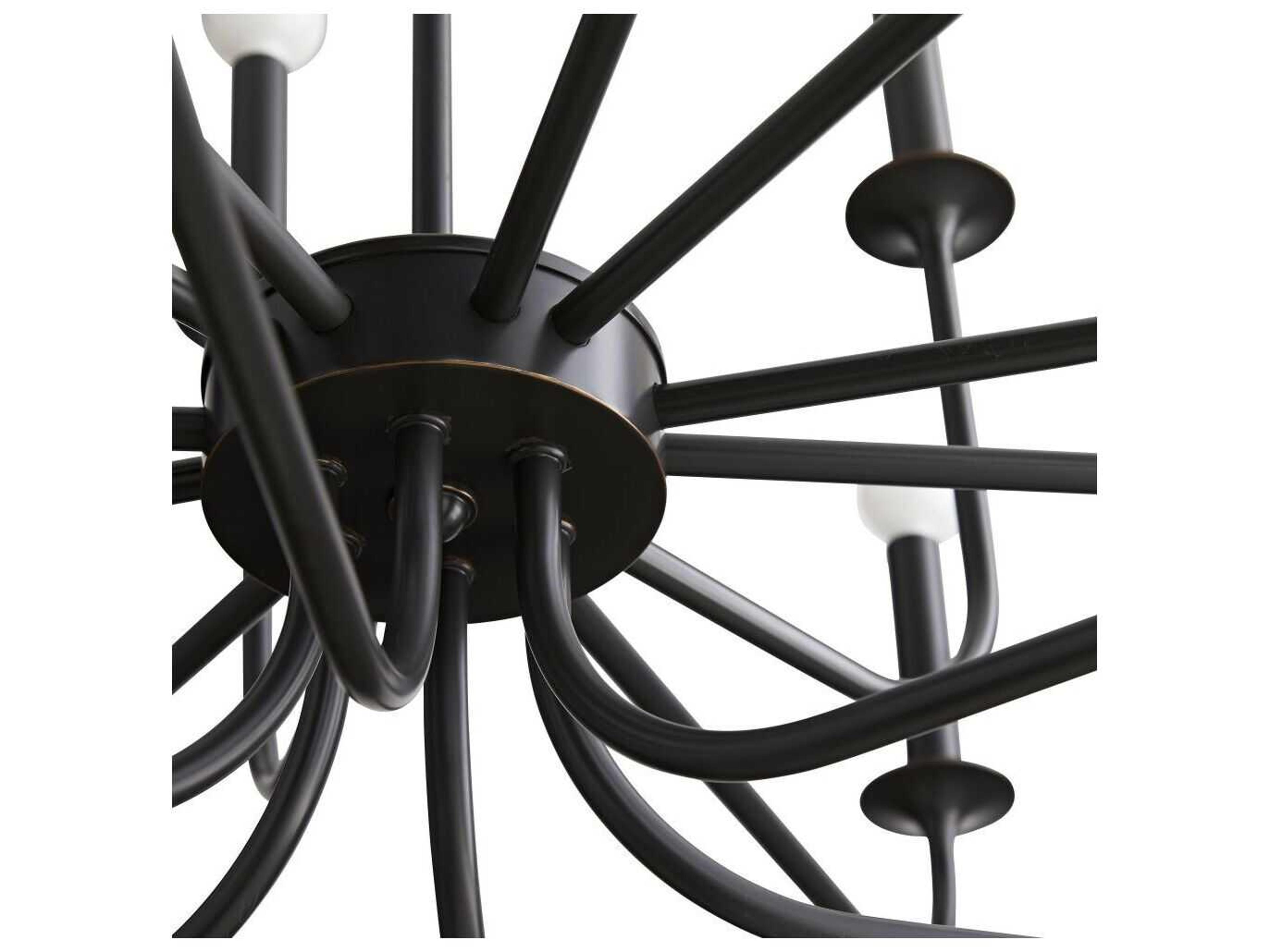 Arteriors Home Breck 18-Light Bronze Candelabra Chandelier