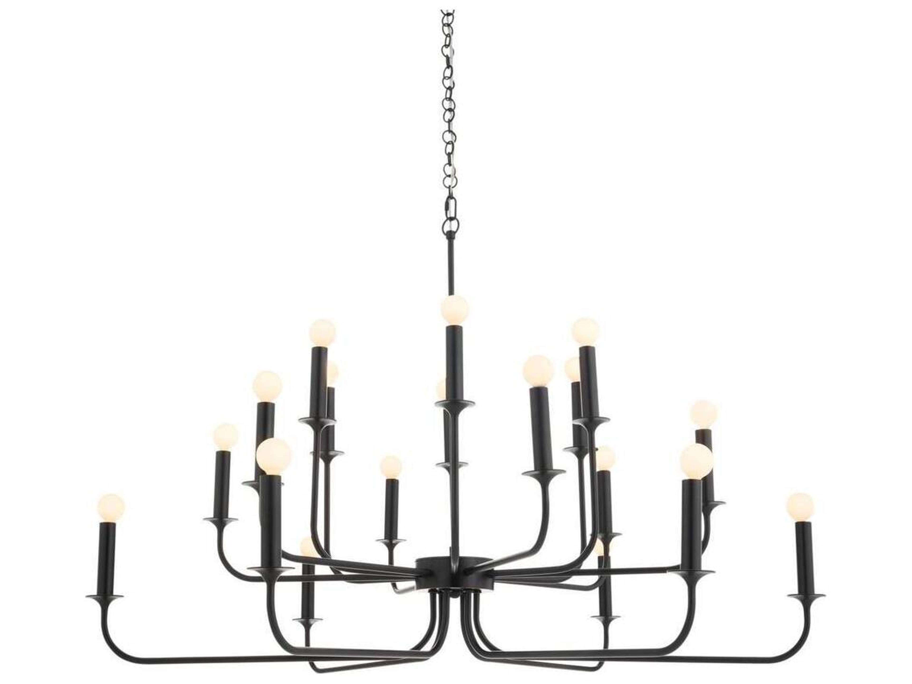 Arteriors Home Breck 18-Light Bronze Candelabra Chandelier