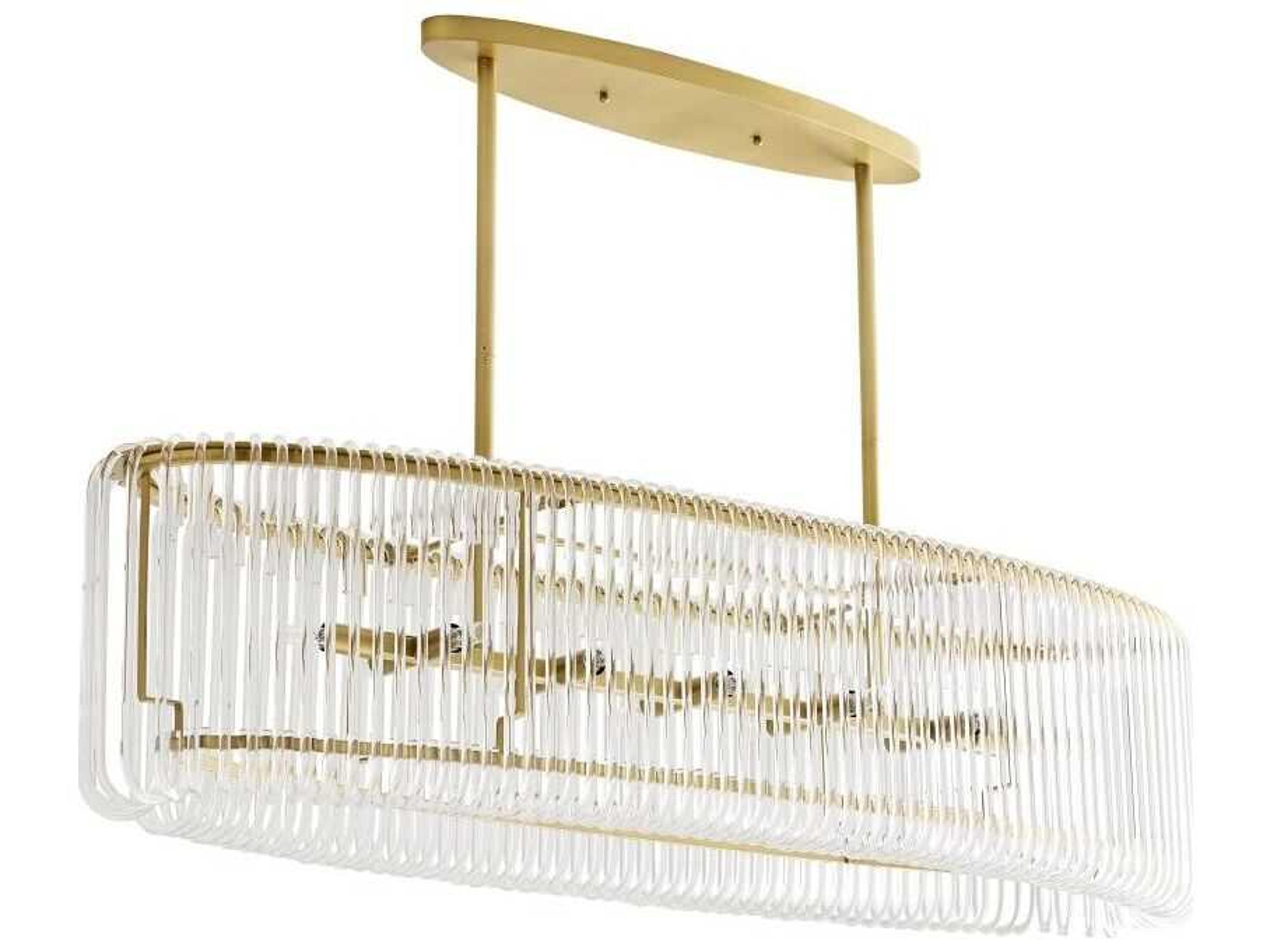 Arteriors Home Chandler 12-Light Antique Brass Island Pendant