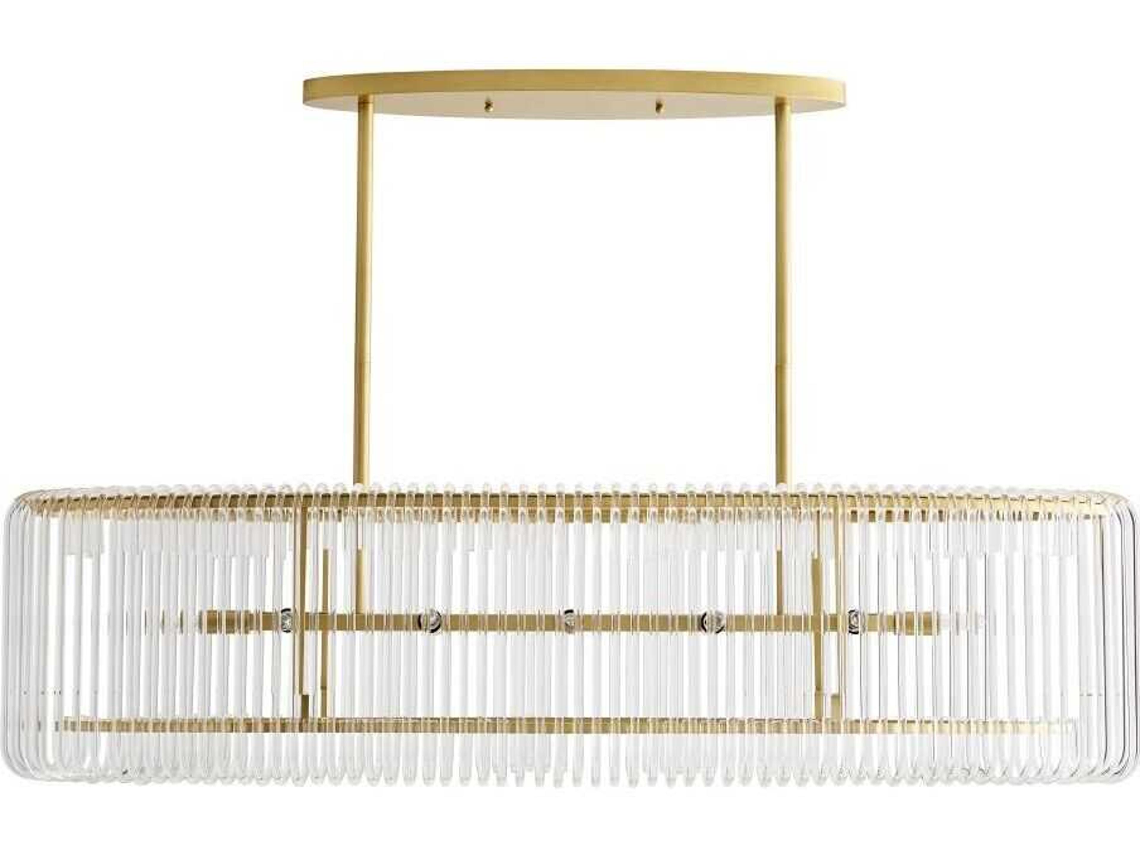 Arteriors Home Chandler 12-Light Antique Brass Island Pendant