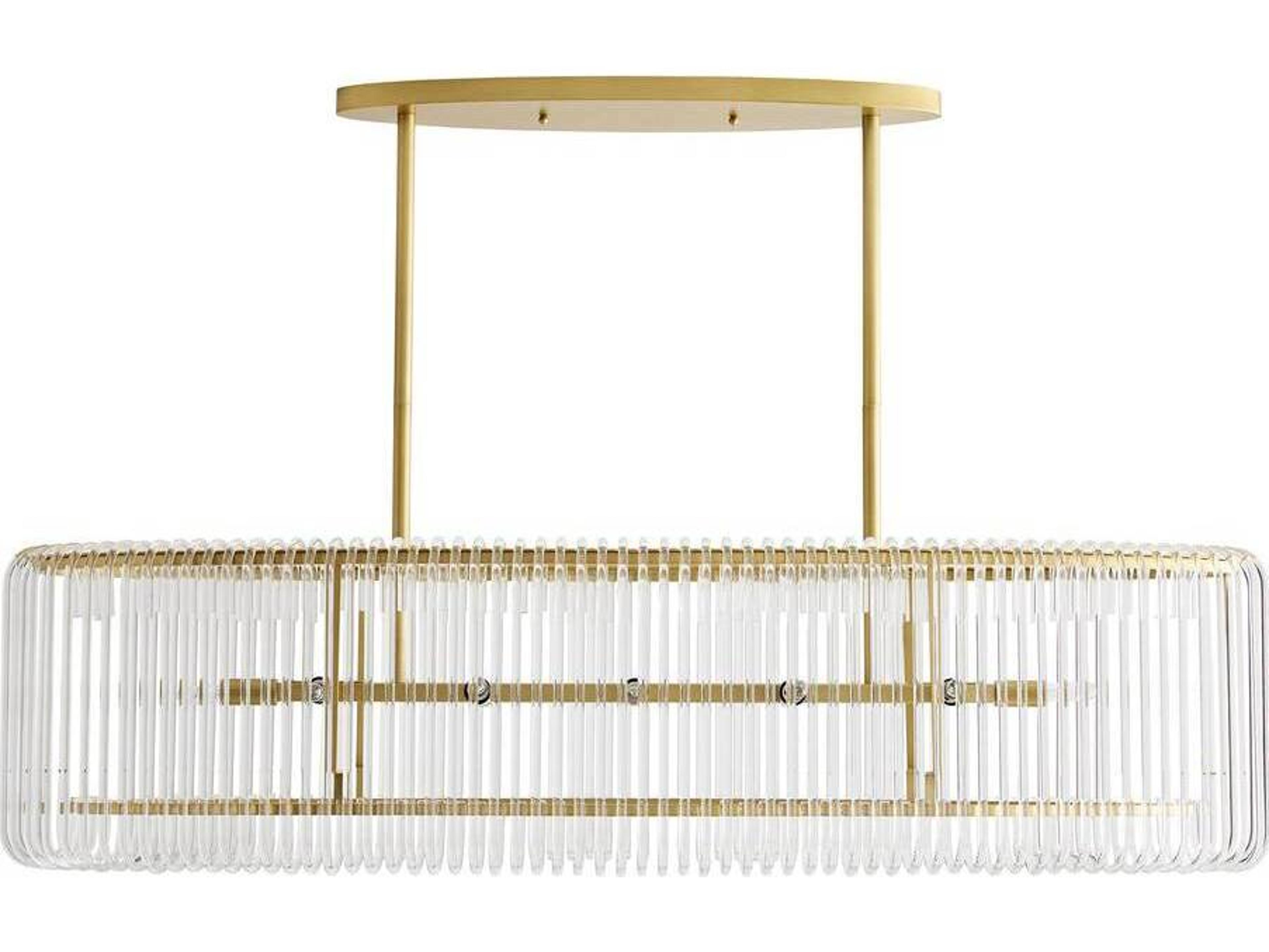 Arteriors Home Chandler 12-Light Antique Brass Island Pendant