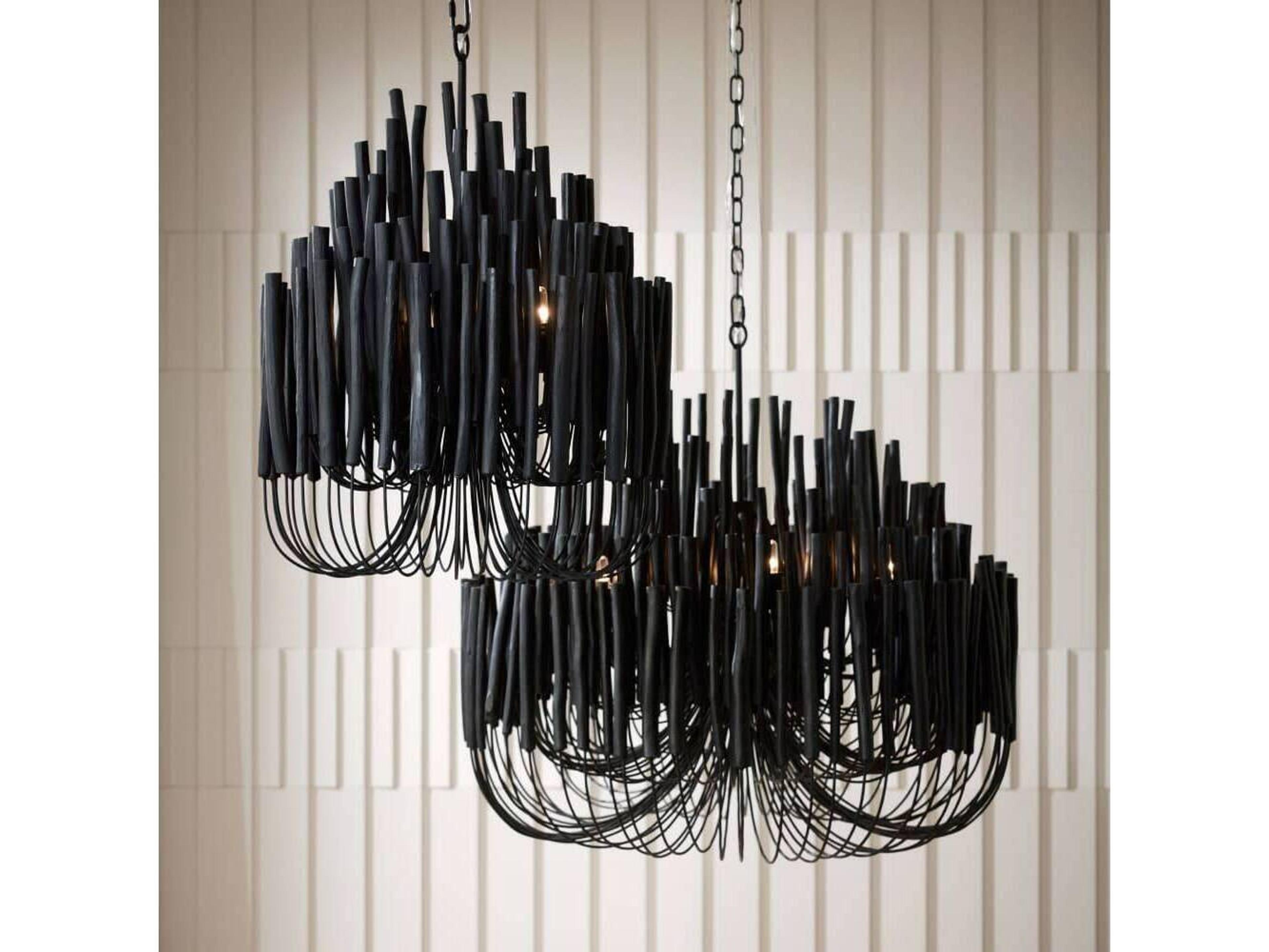 Arteriors Home Tilda 5-Light Black Chandelier