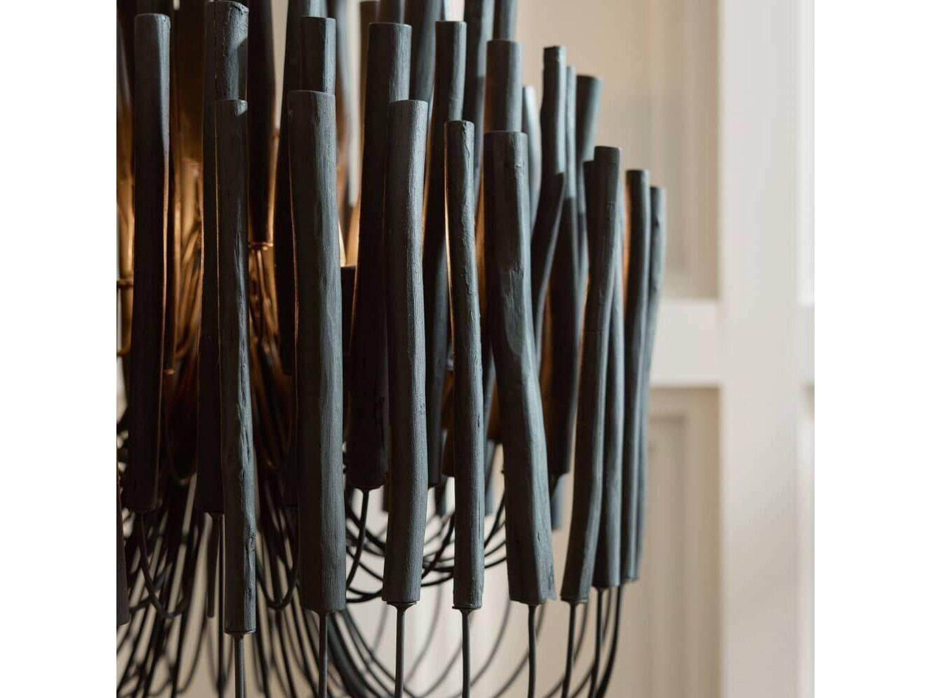 Arteriors Home Tilda 5-Light Black Chandelier