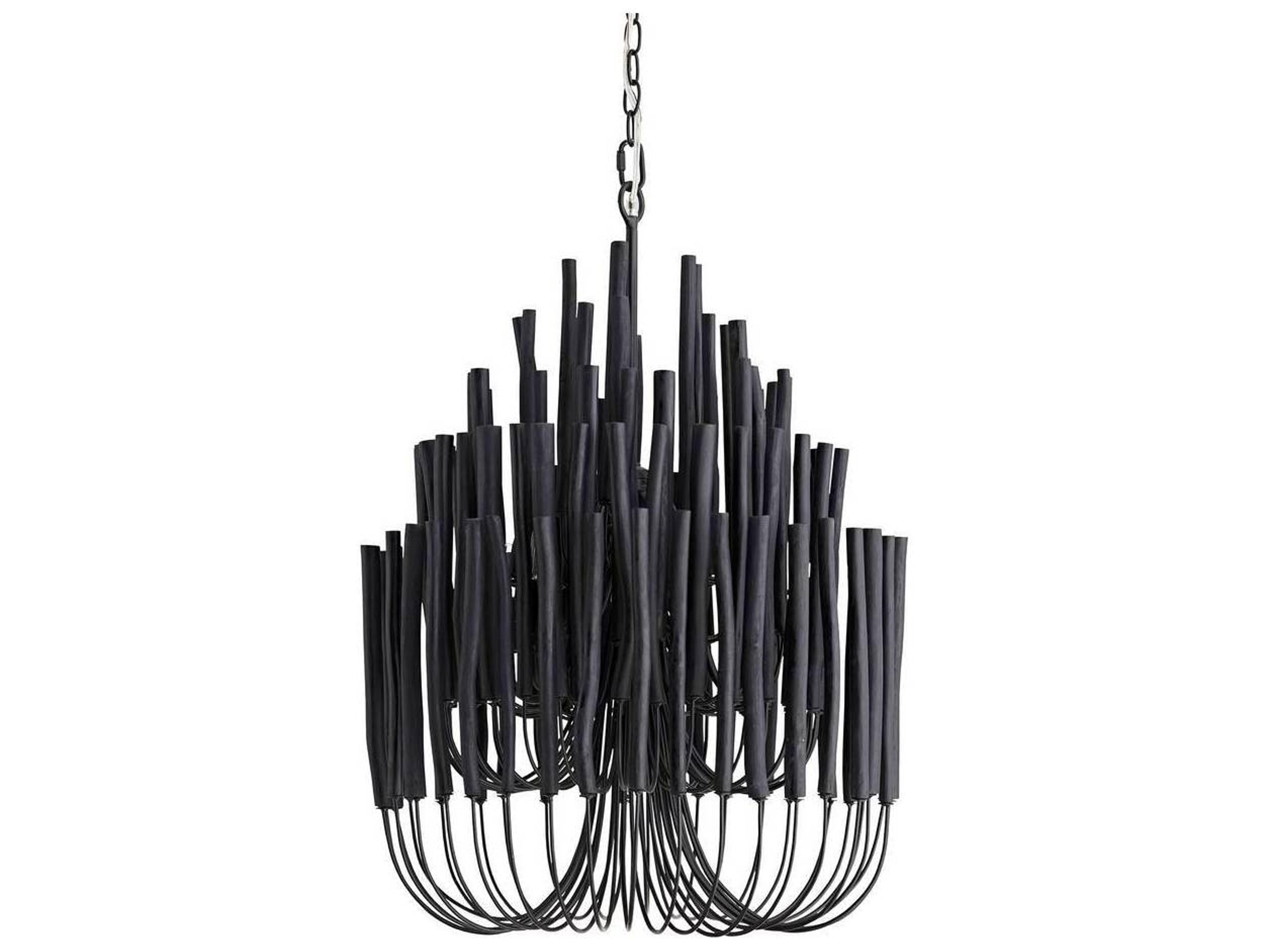 Arteriors Home Tilda 5-Light Black Chandelier
