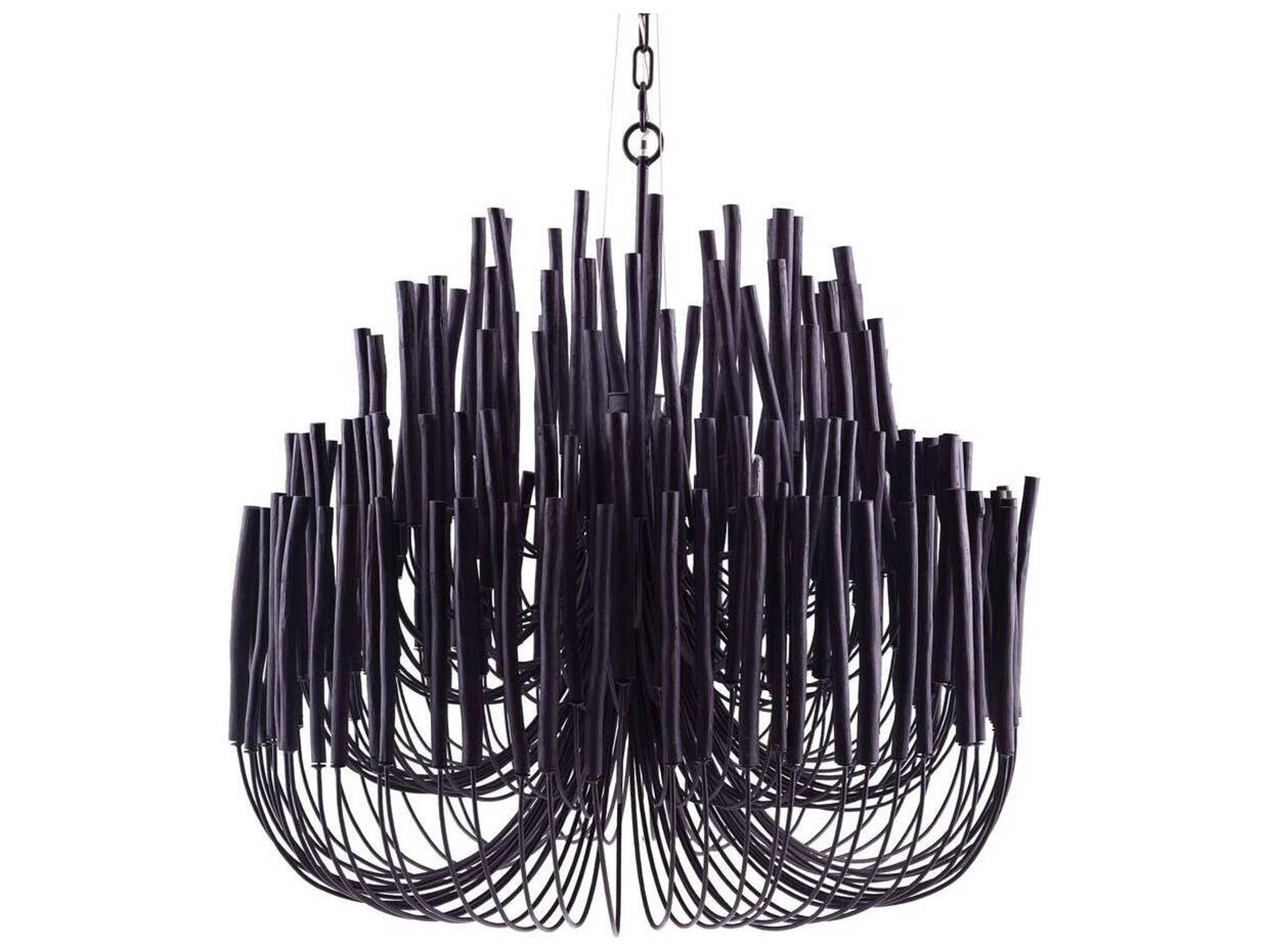 Arteriors Home Tilda 6-Light Black Chandelier