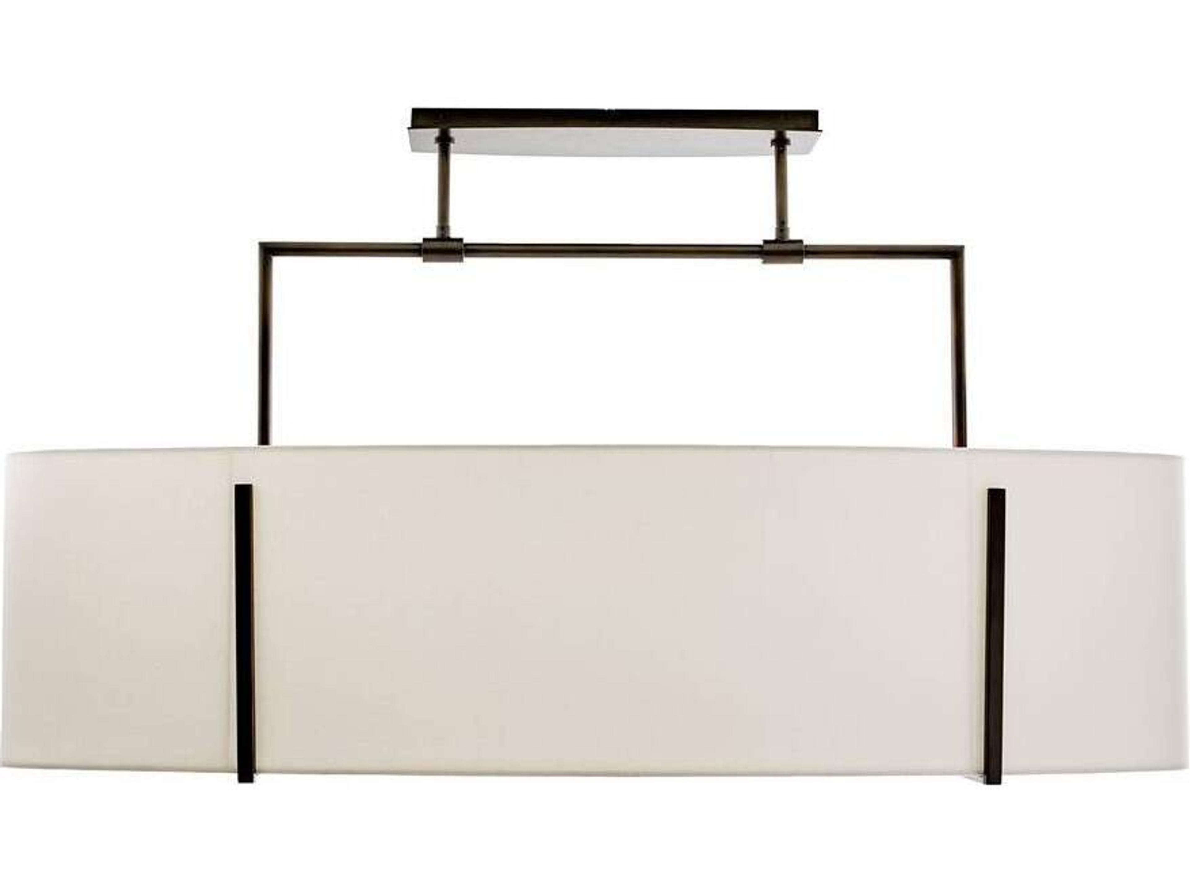 Arteriors Home Presley 7-Light English Bronze White Island Pendant