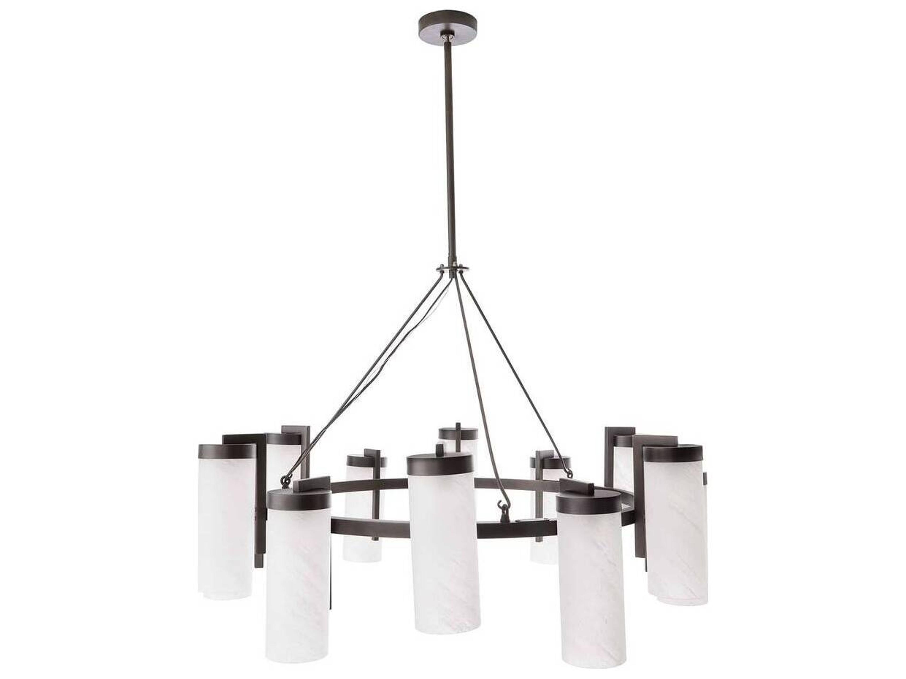 Arteriors Home Ryder 12-Light English Bronze Cylinder Chandelier