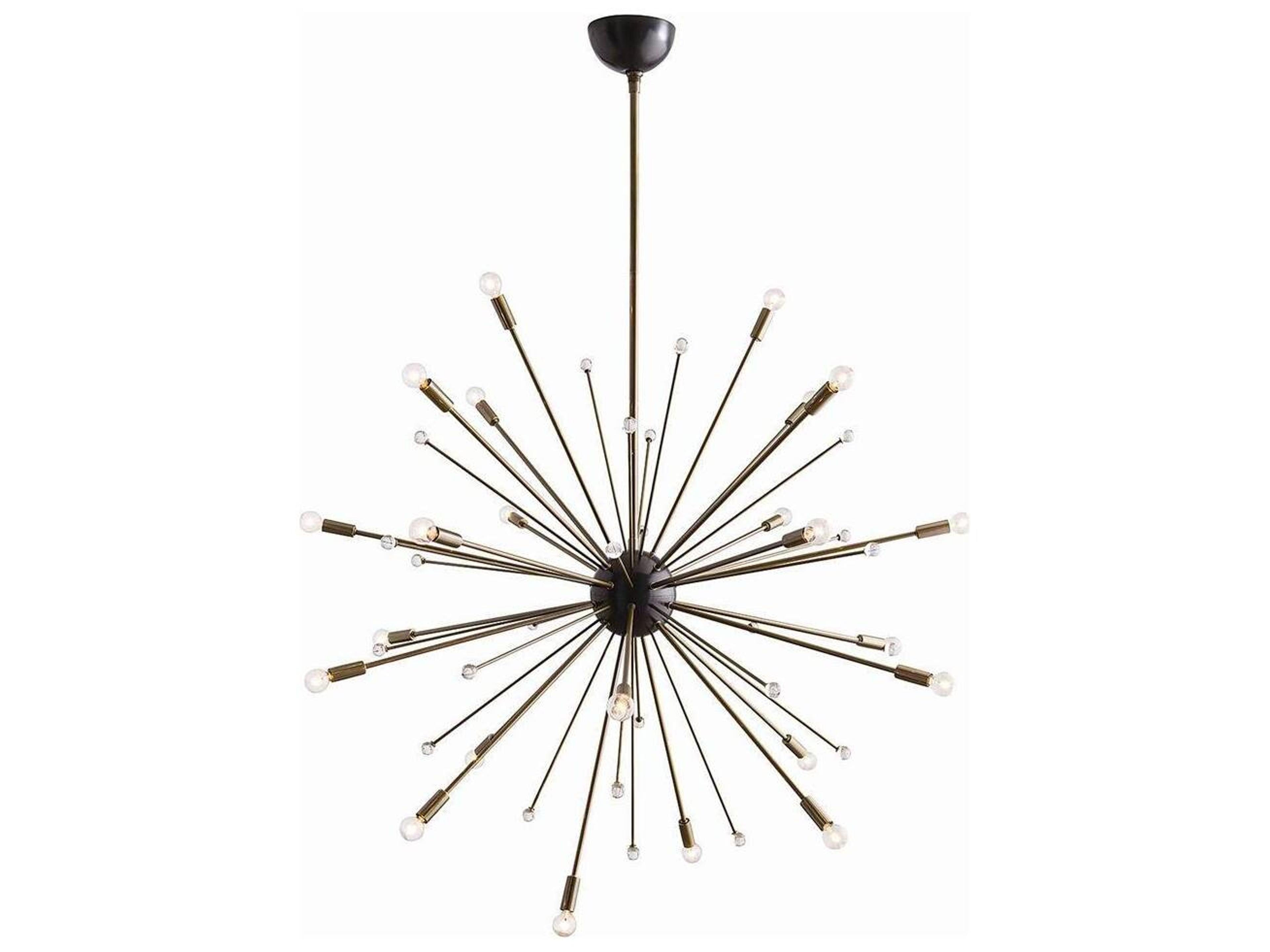 Imogene Large Chandelier In Vintage Brass