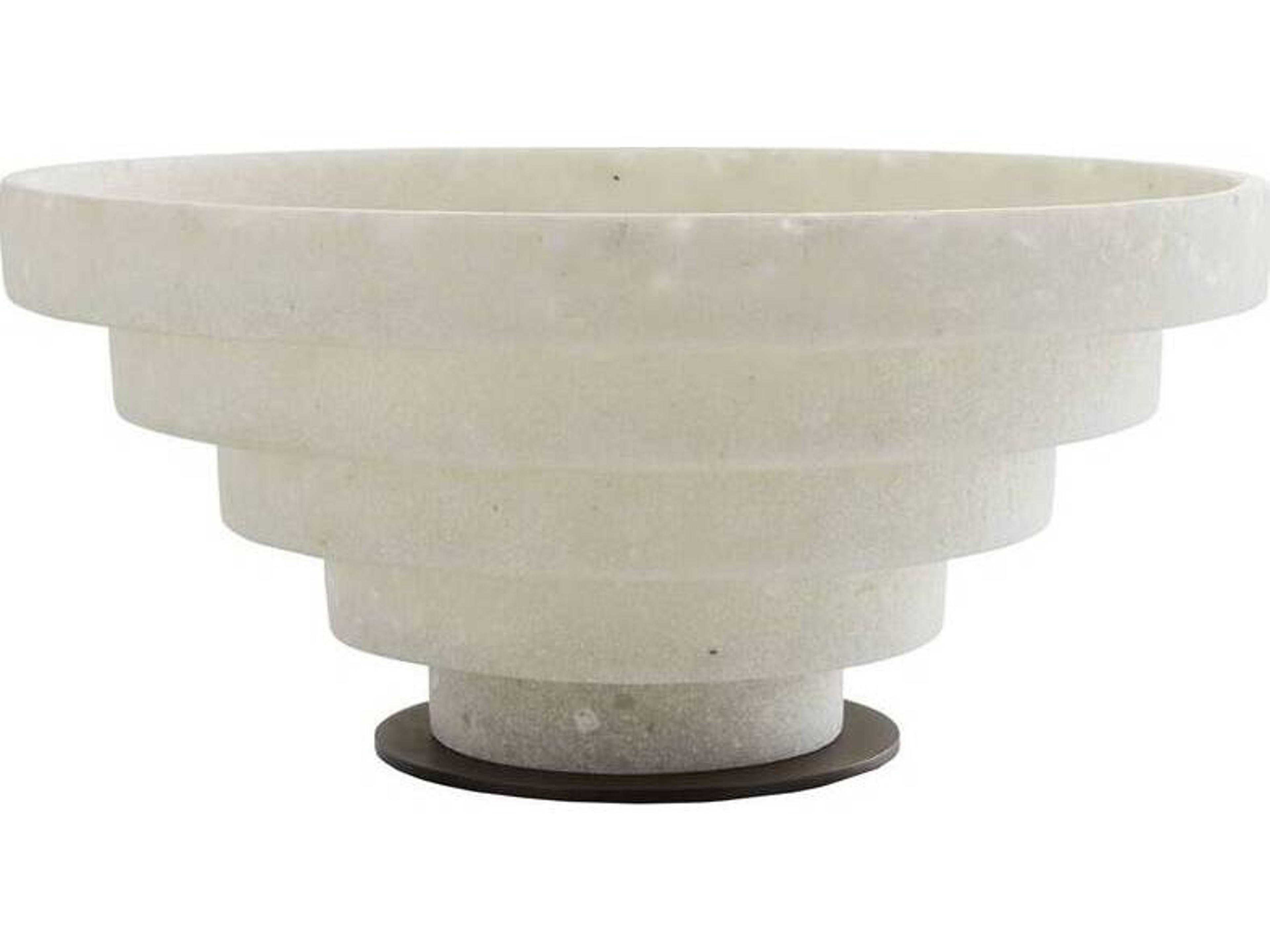 Maximus Centerpiece Bauhaus Inspired Ivory Ricestone