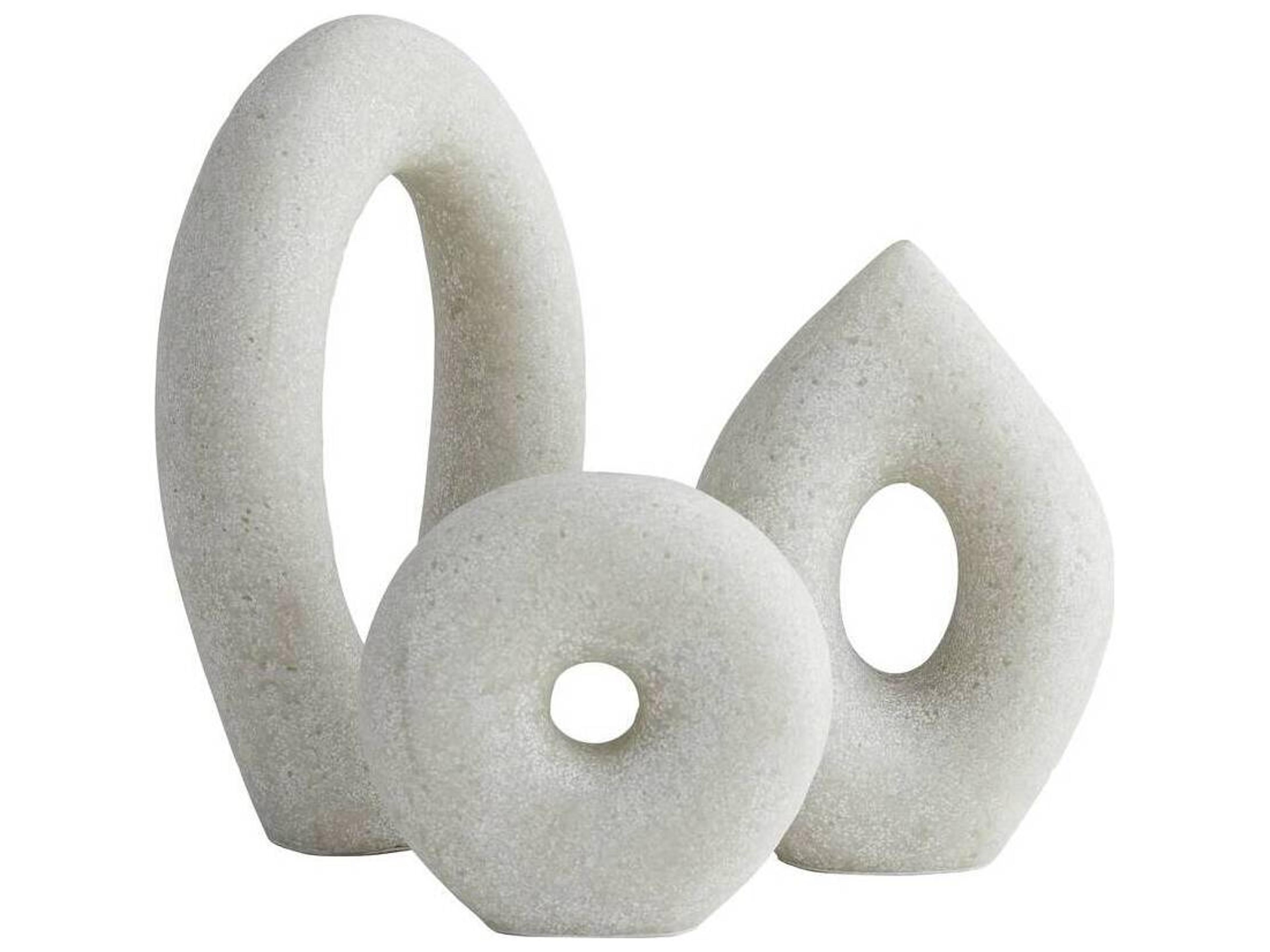 Arteriors Home Coco Ivory Sculpture Set of 3