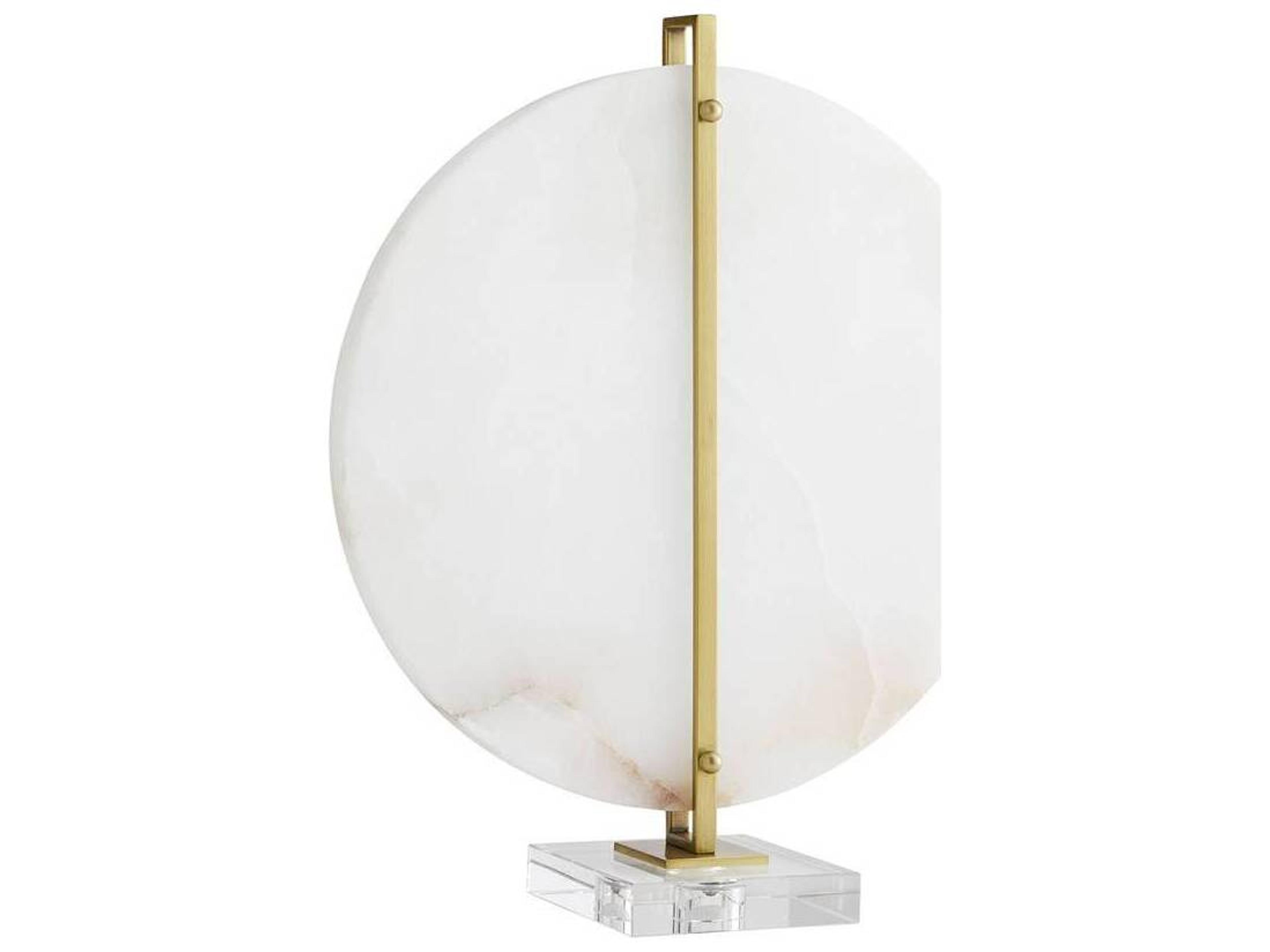 Davenport Sculpture Alabaster and Brass Modern Art