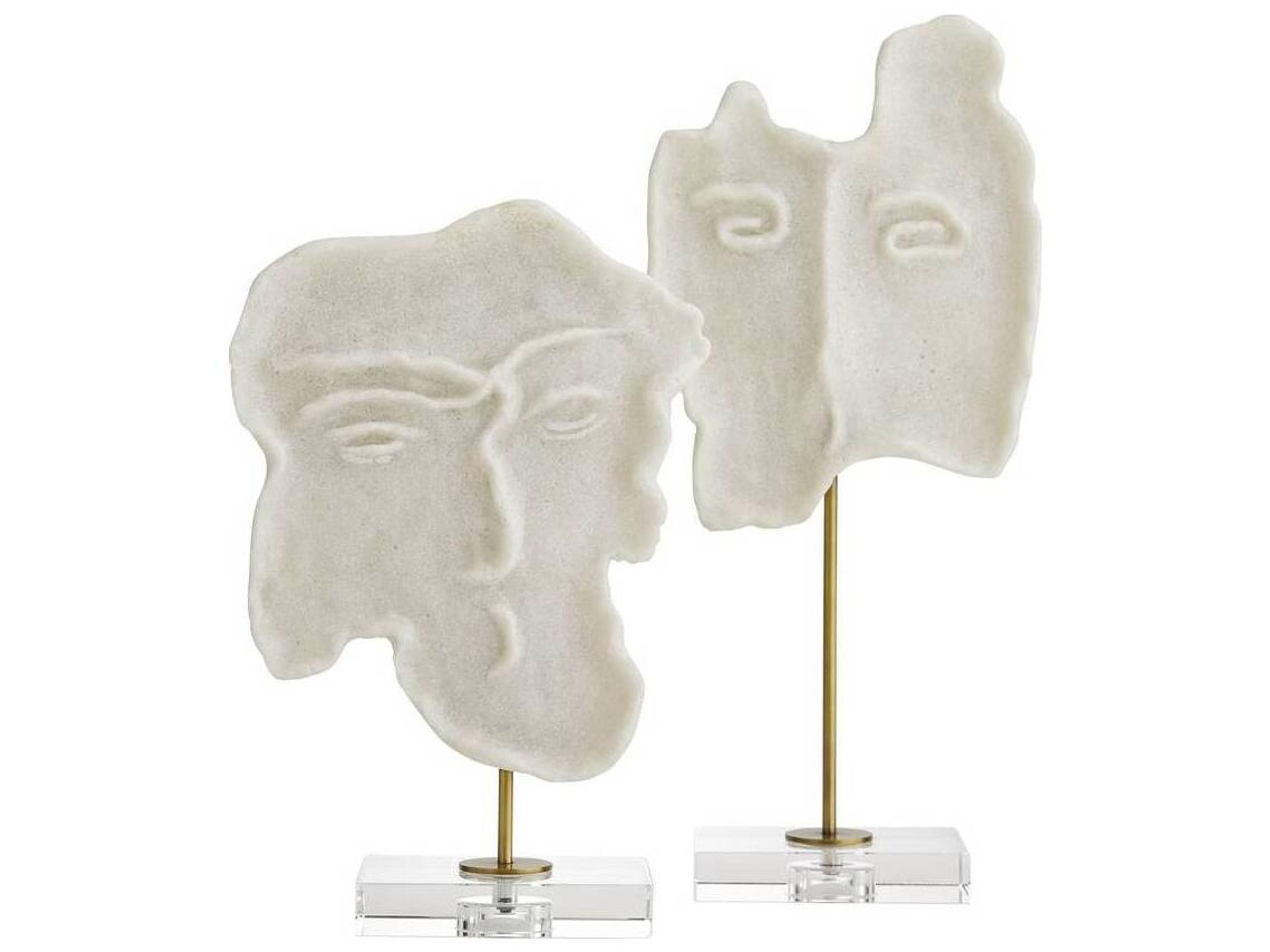 Arteriors Home David White Sculpture Set of 2
