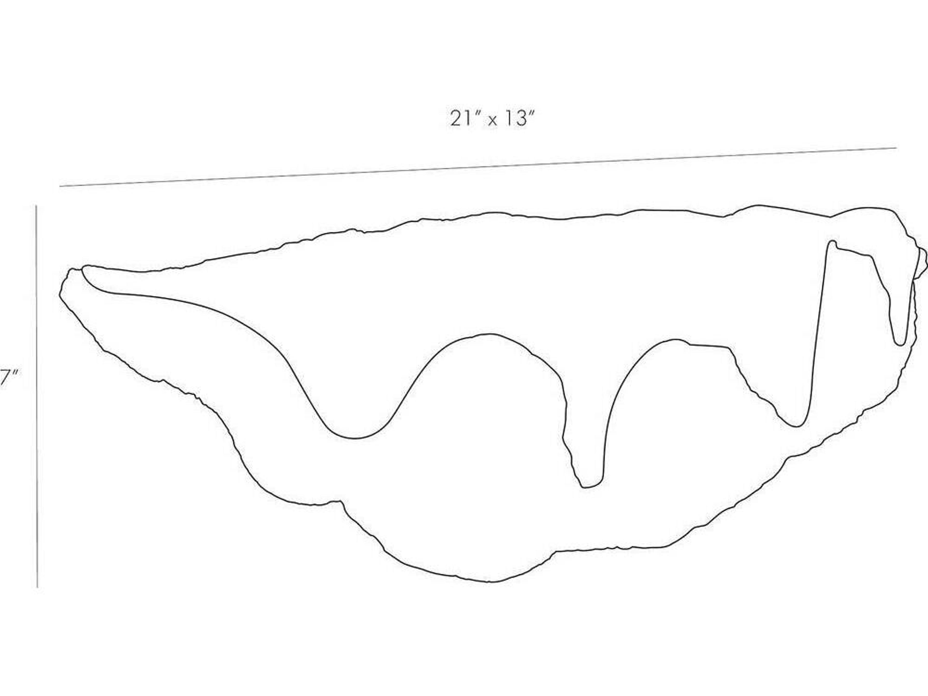 Arteriors Home Maurice Faux Marble Resin Centerpiece