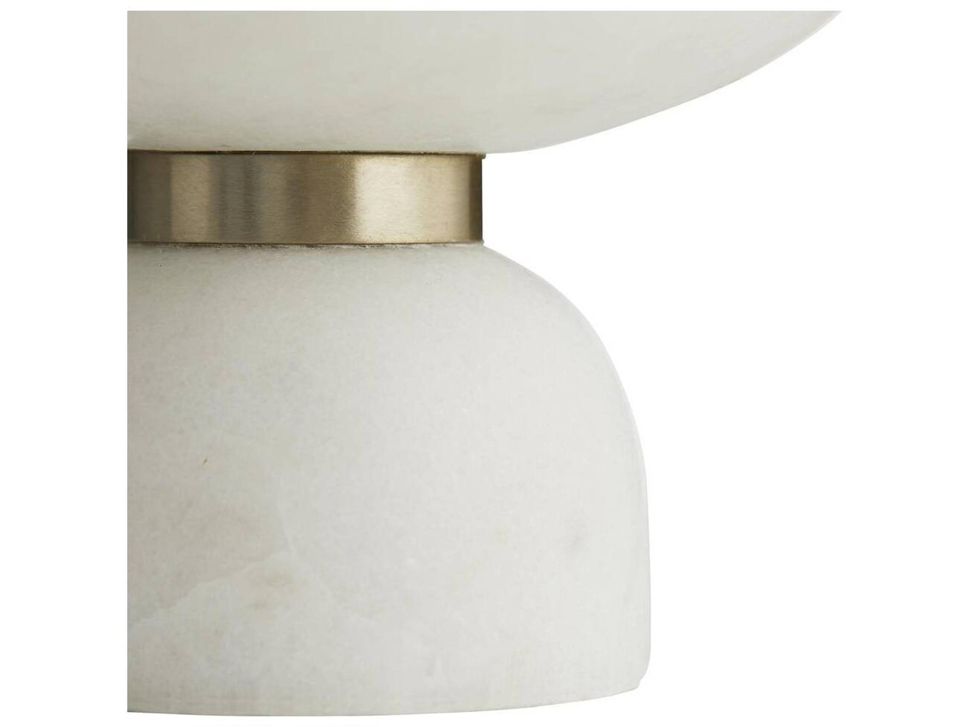 Arteriors Home Tate White Marble Centerpiece