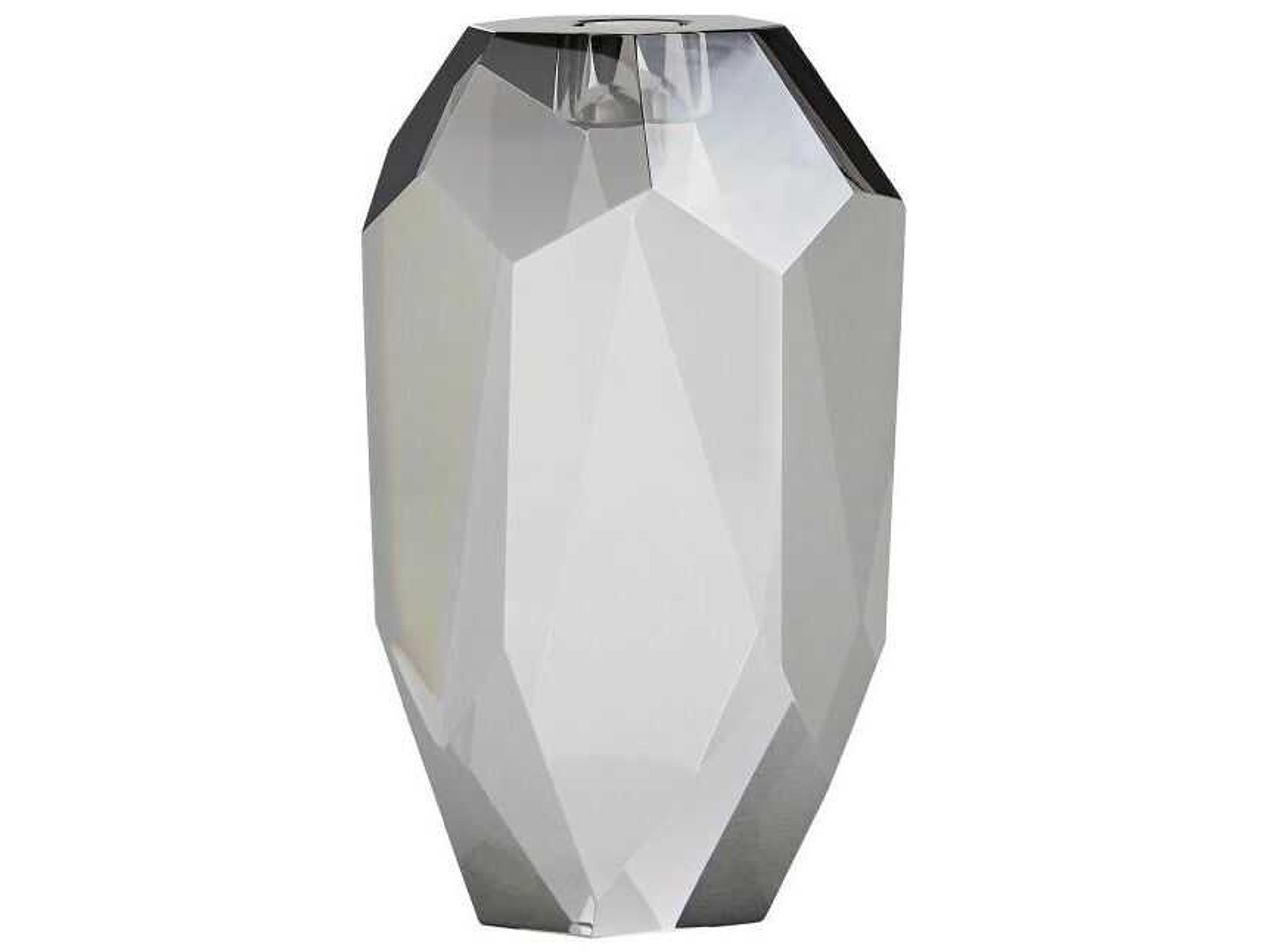 Violet Candle Holders Set of 3 Crystal Opulent