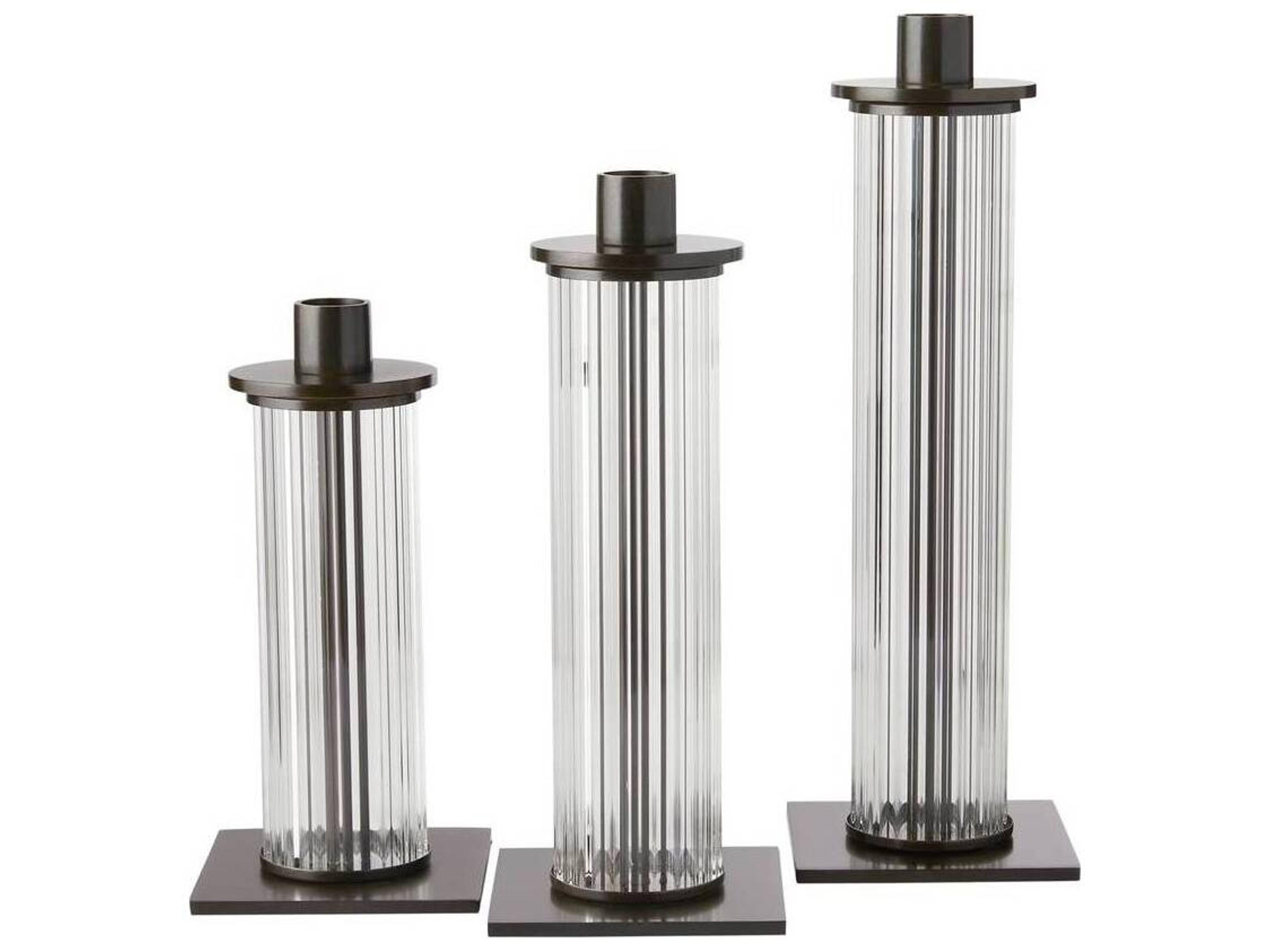 Arteriors Home Clear Candle Holder