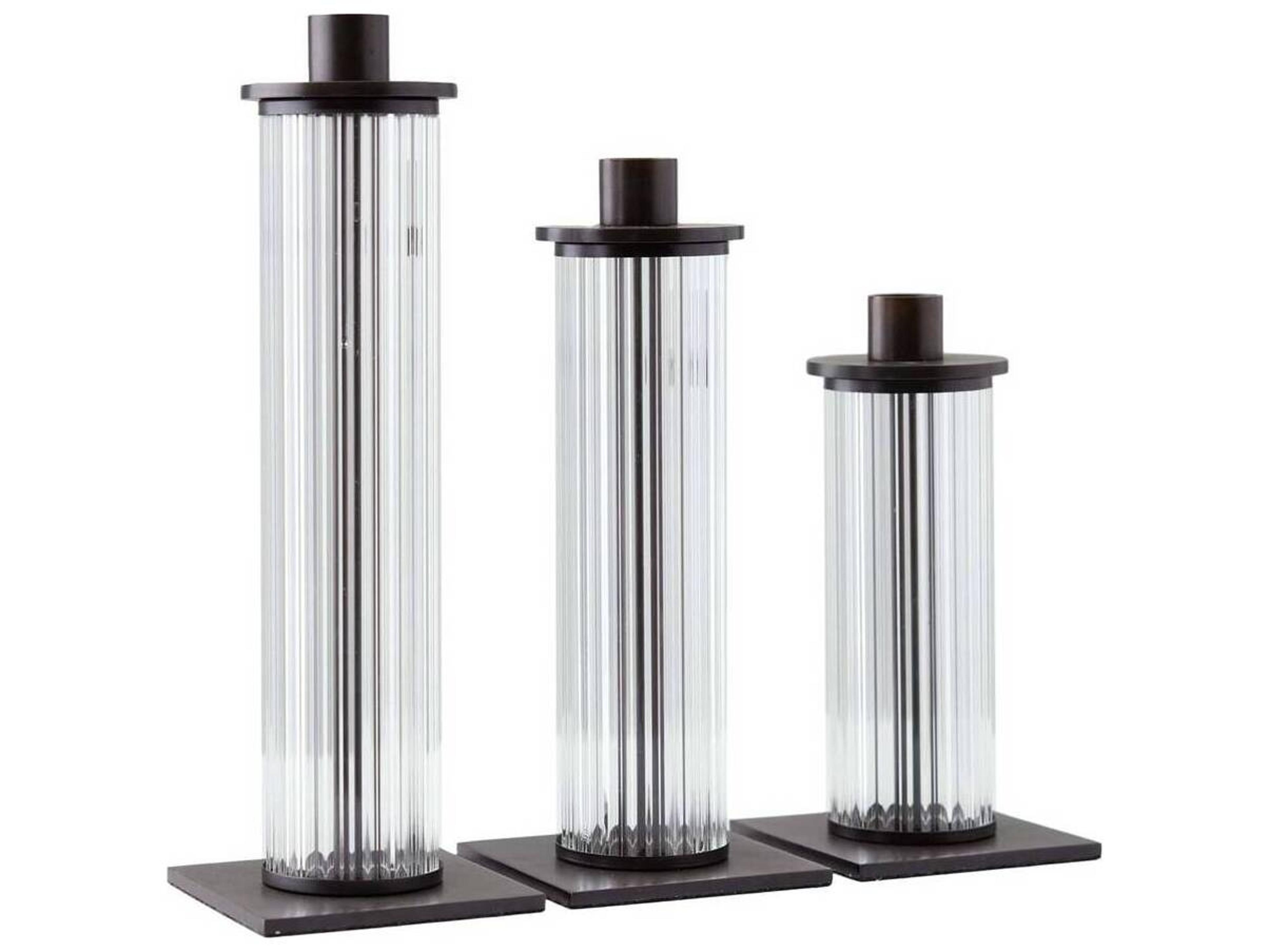 Arteriors Home Clear Candle Holder