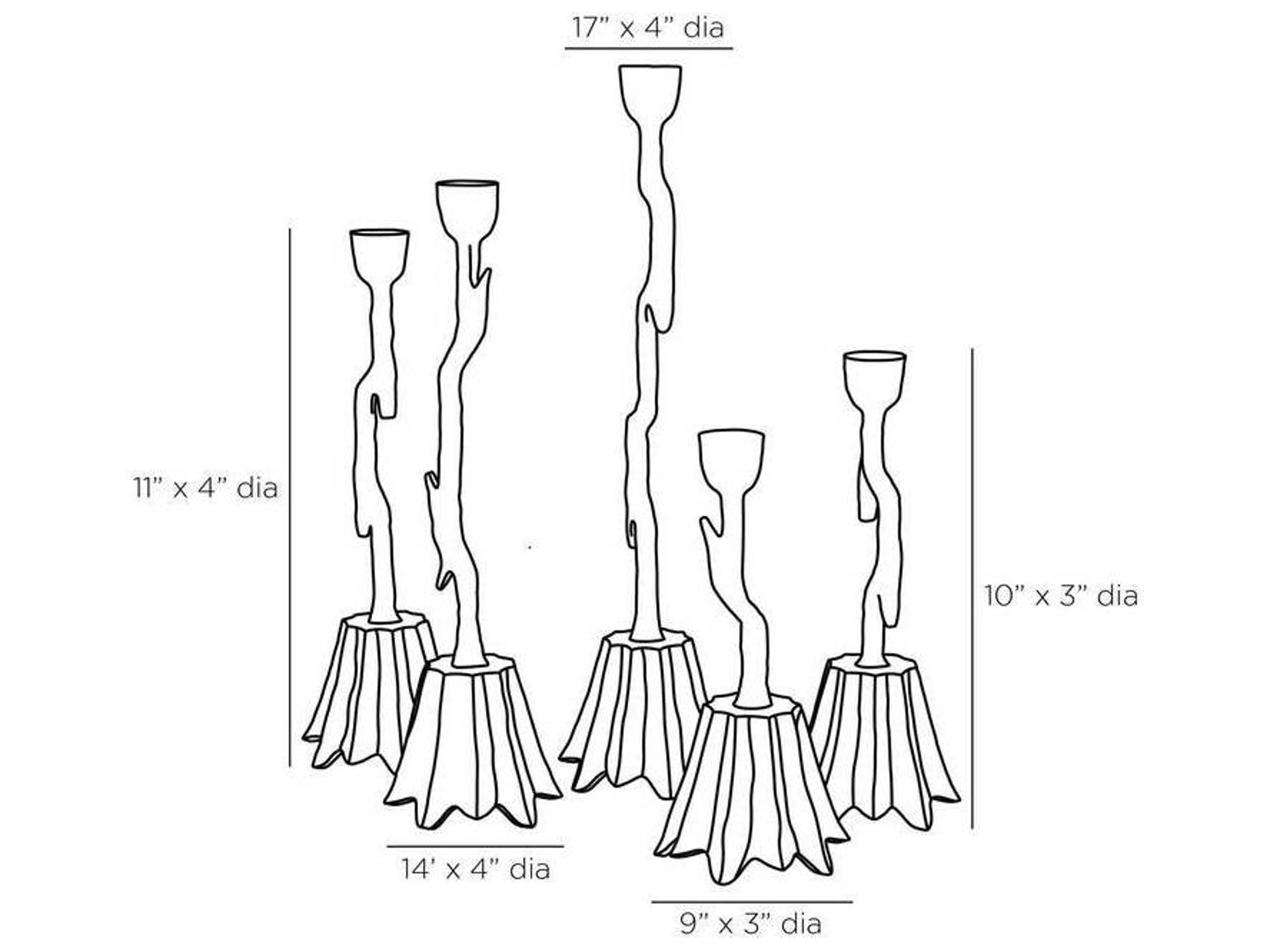 Arteriors Home Bronze Candle Holder