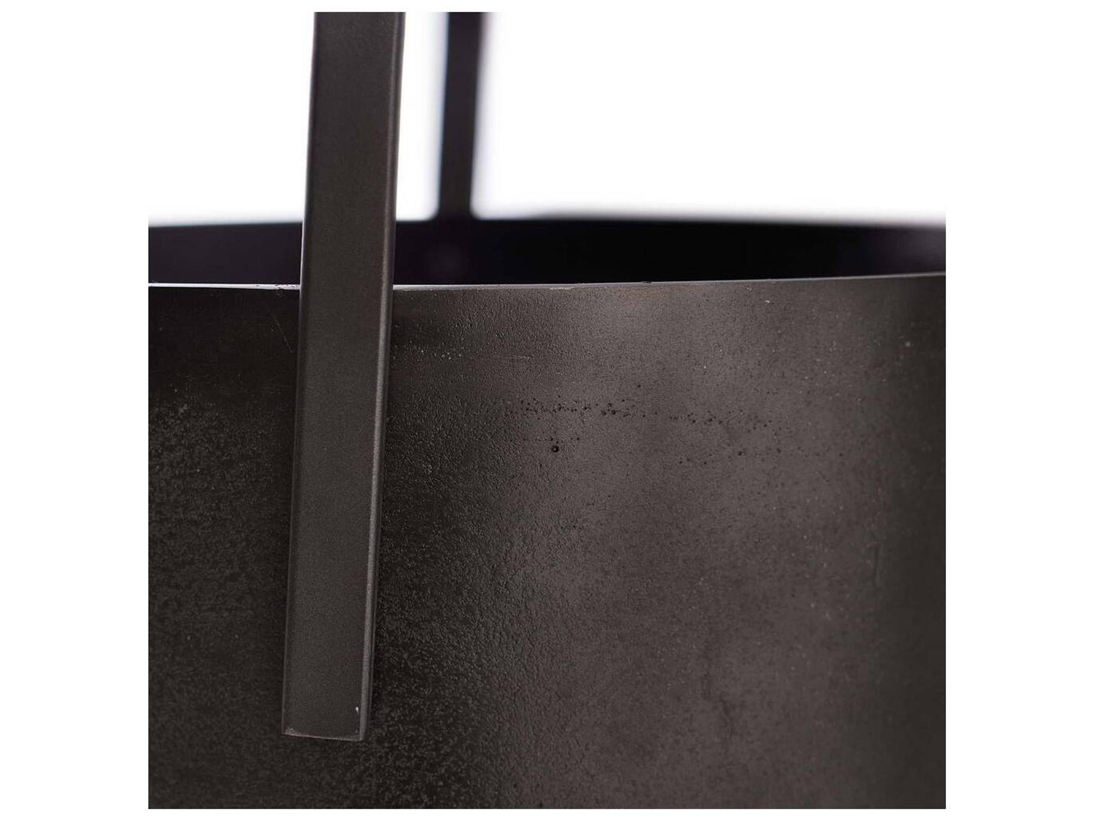 Arteriors Home Blackened Smoke Storage Bin