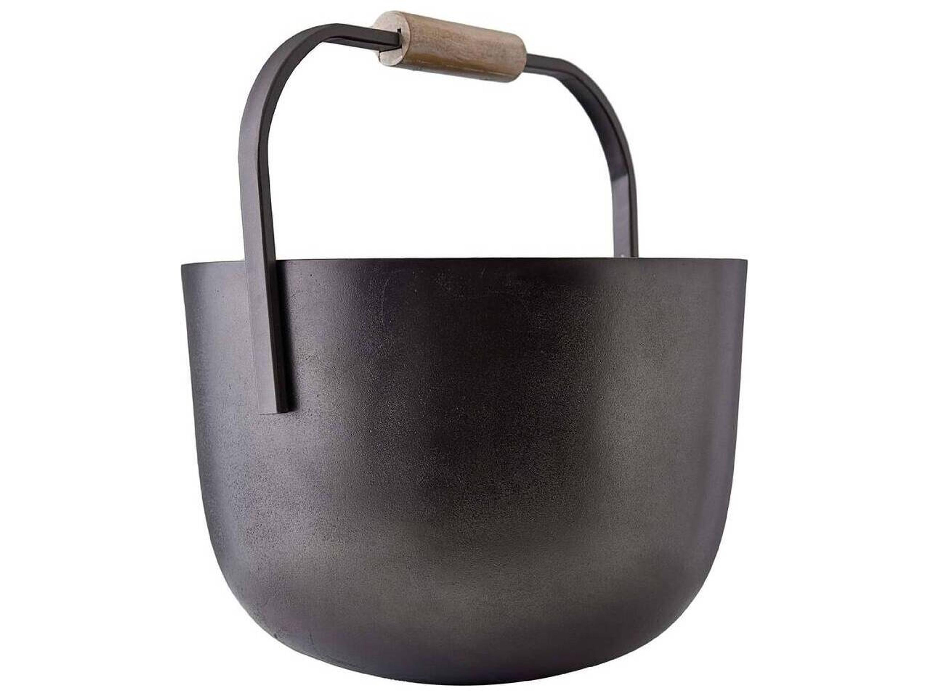 Arteriors Home Blackened Smoke Storage Bin