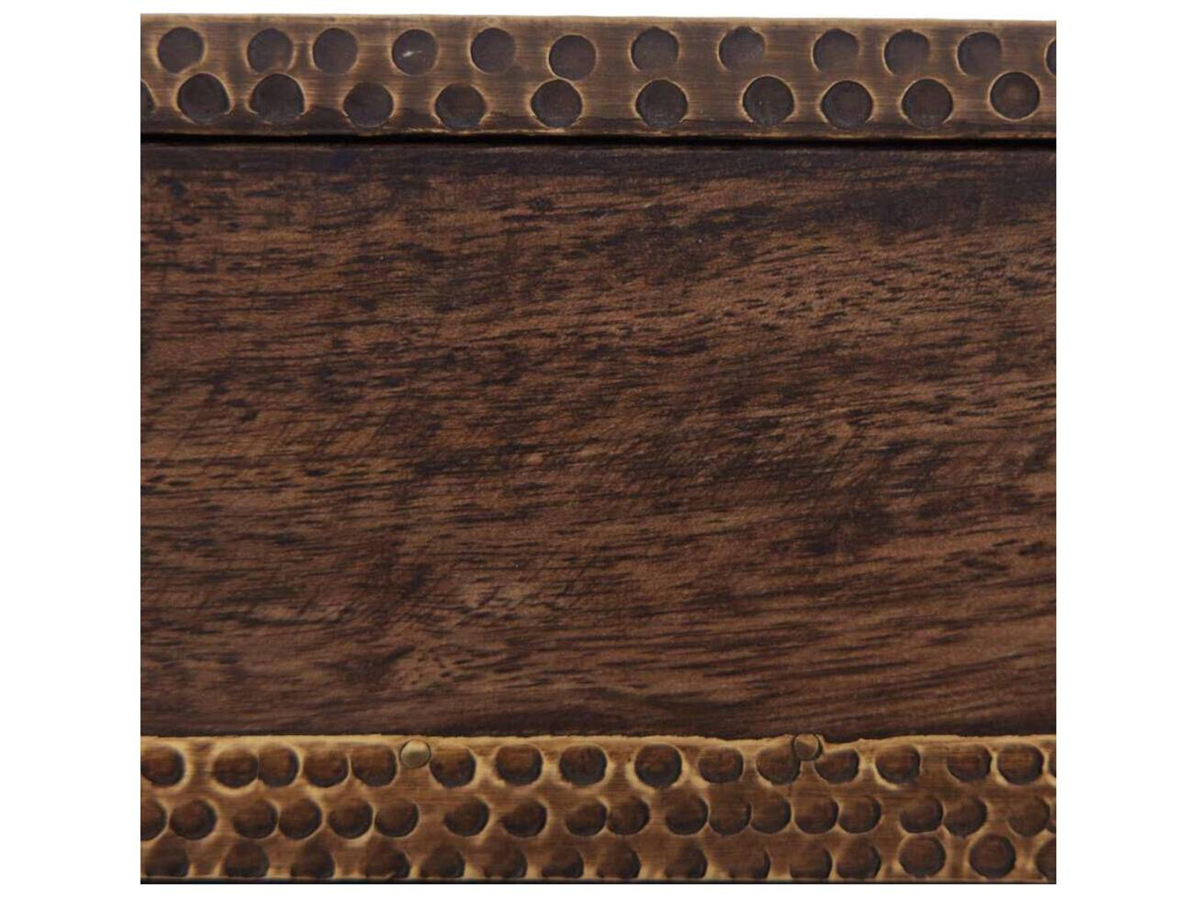 Arteriors Home Dark Walnut Antique Brass Decorative Accent