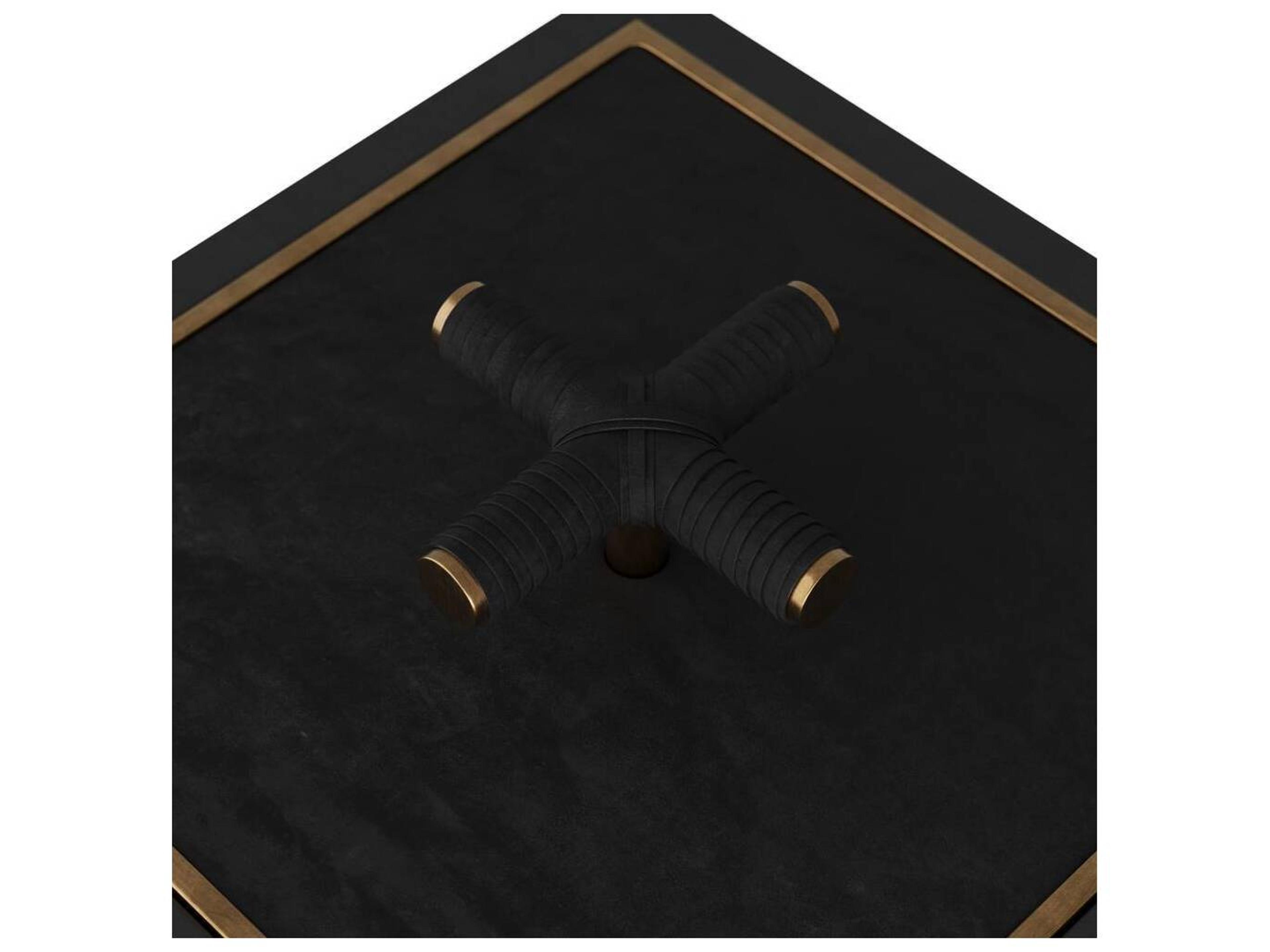 Arteriors Home Ebony Black Jewelry Box