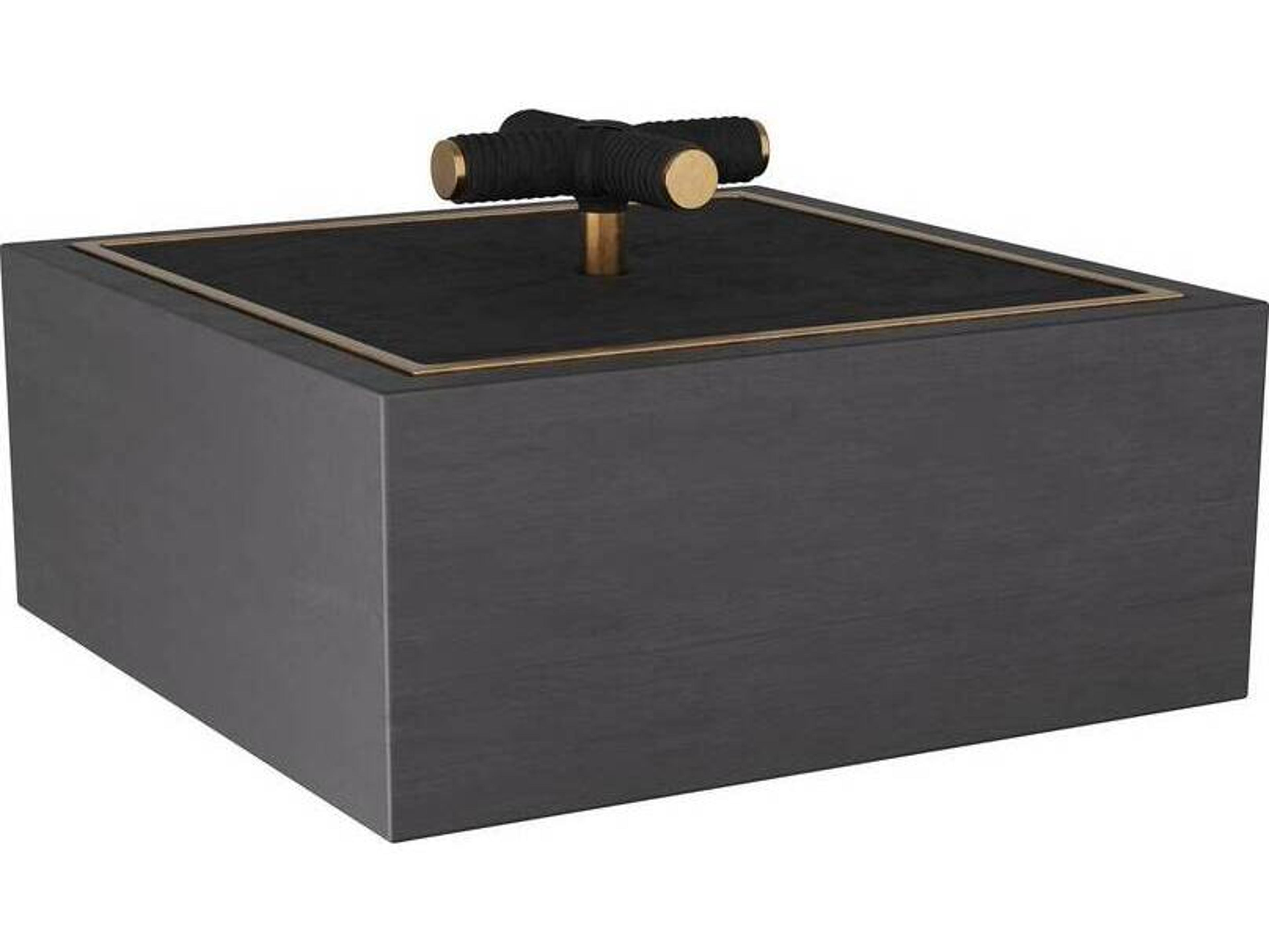 Arteriors Home Ebony Black Jewelry Box