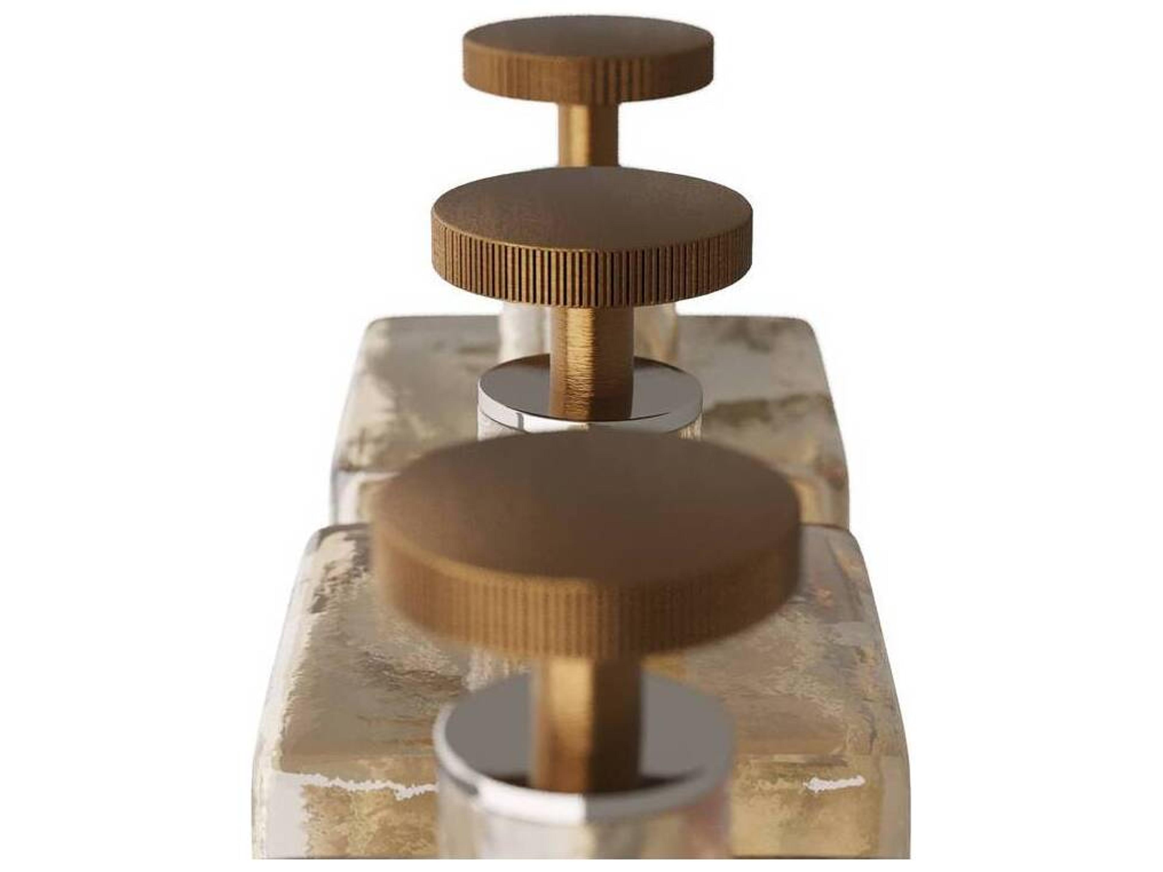 Arteriors Home Smoke Luster Vintage Brass Decorative Accent