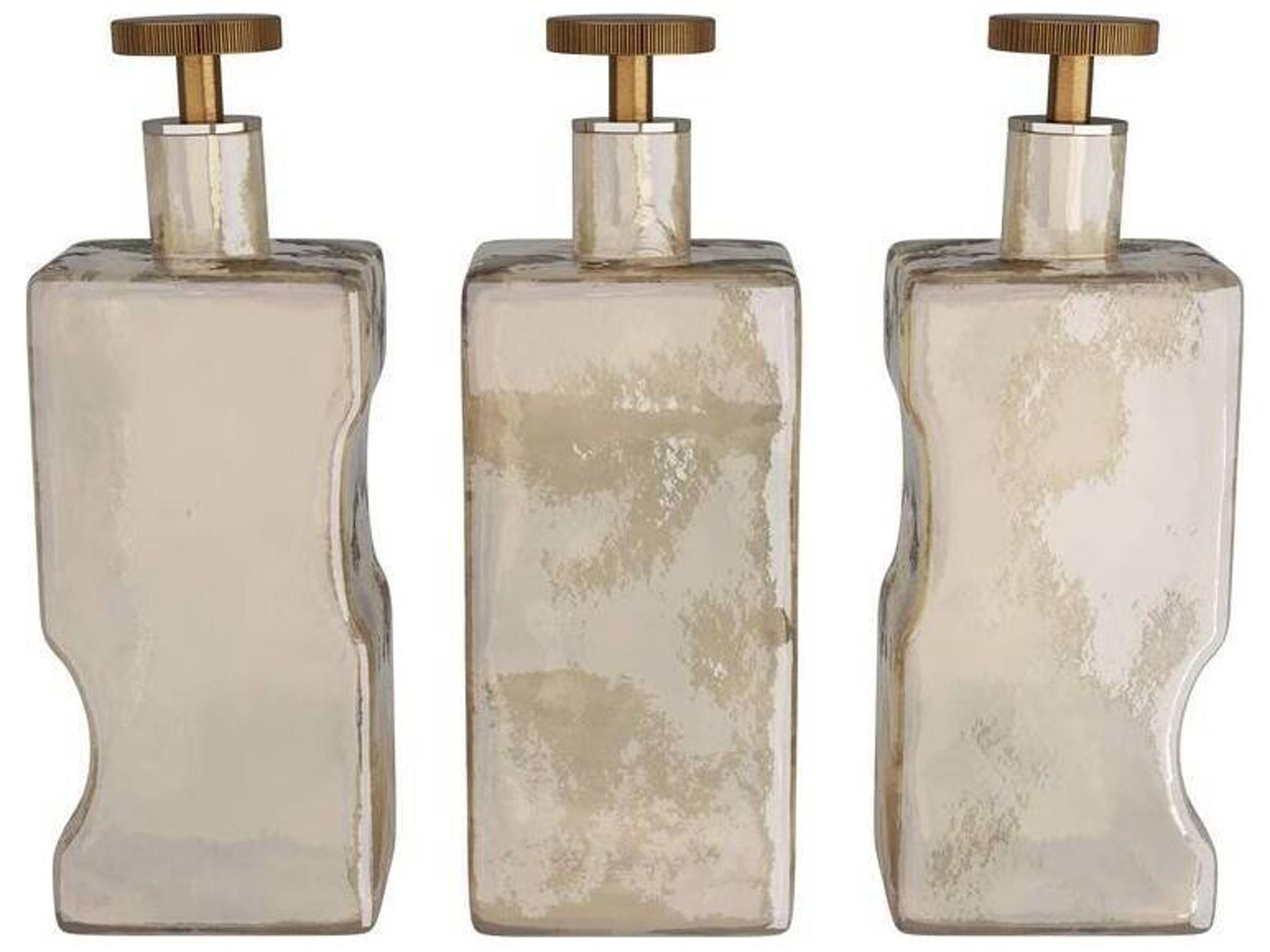 Arteriors Home Smoke Luster Vintage Brass Decorative Accent