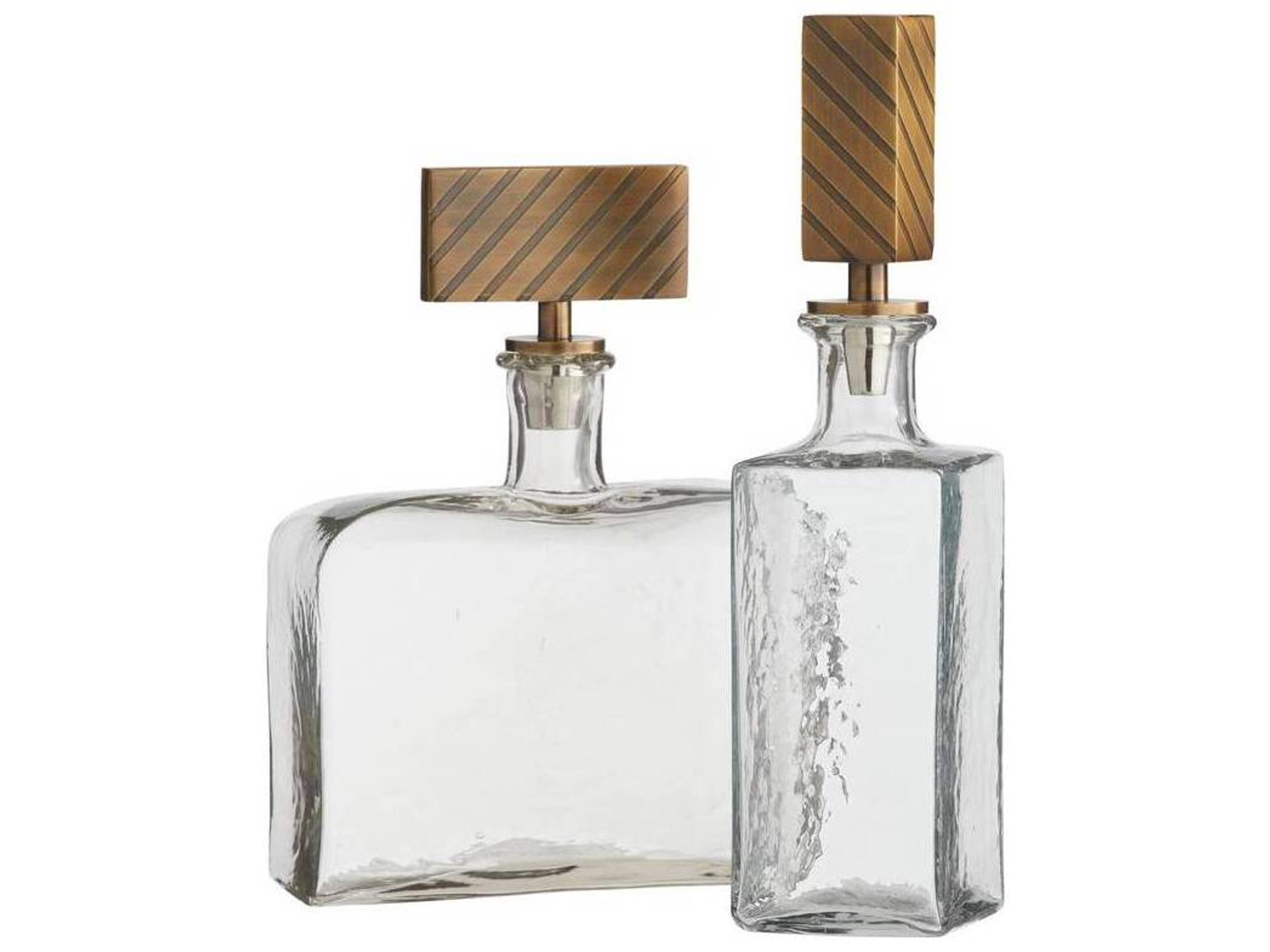 Arteriors Home Clear Antique Brass Decorative Accent