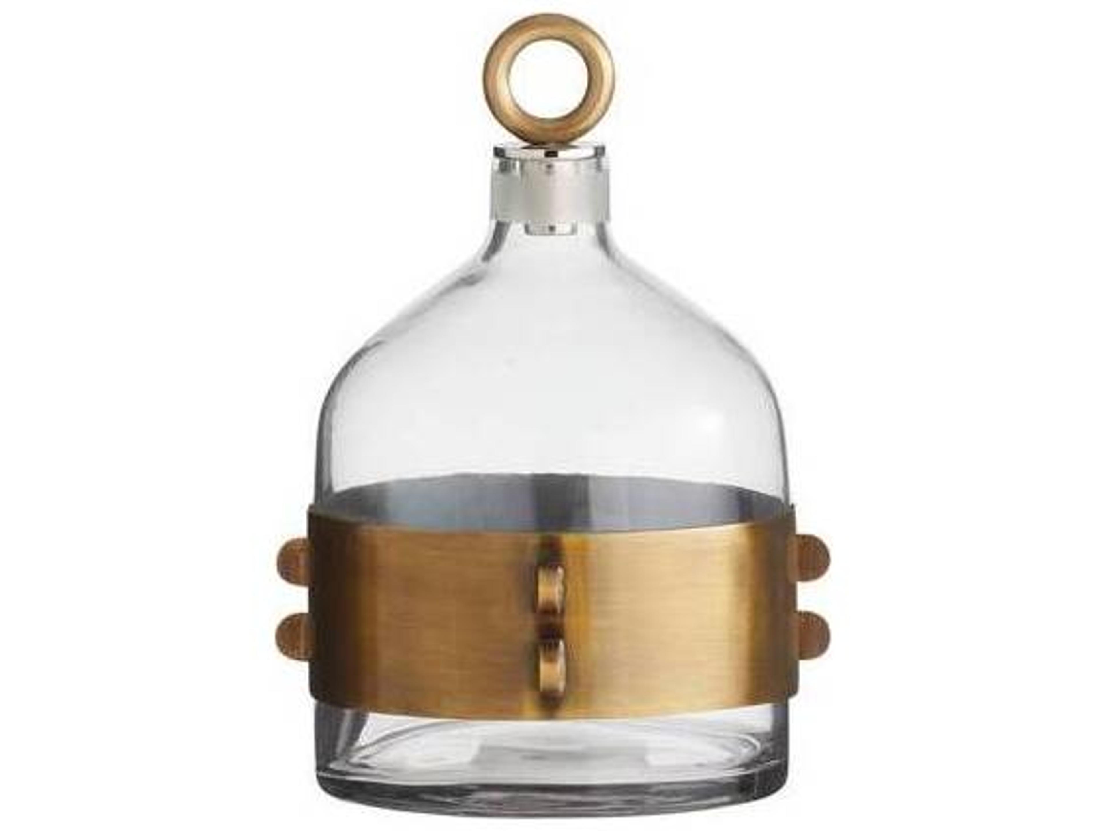 Arteriors Home Clear Antique Brass Decorative Accent