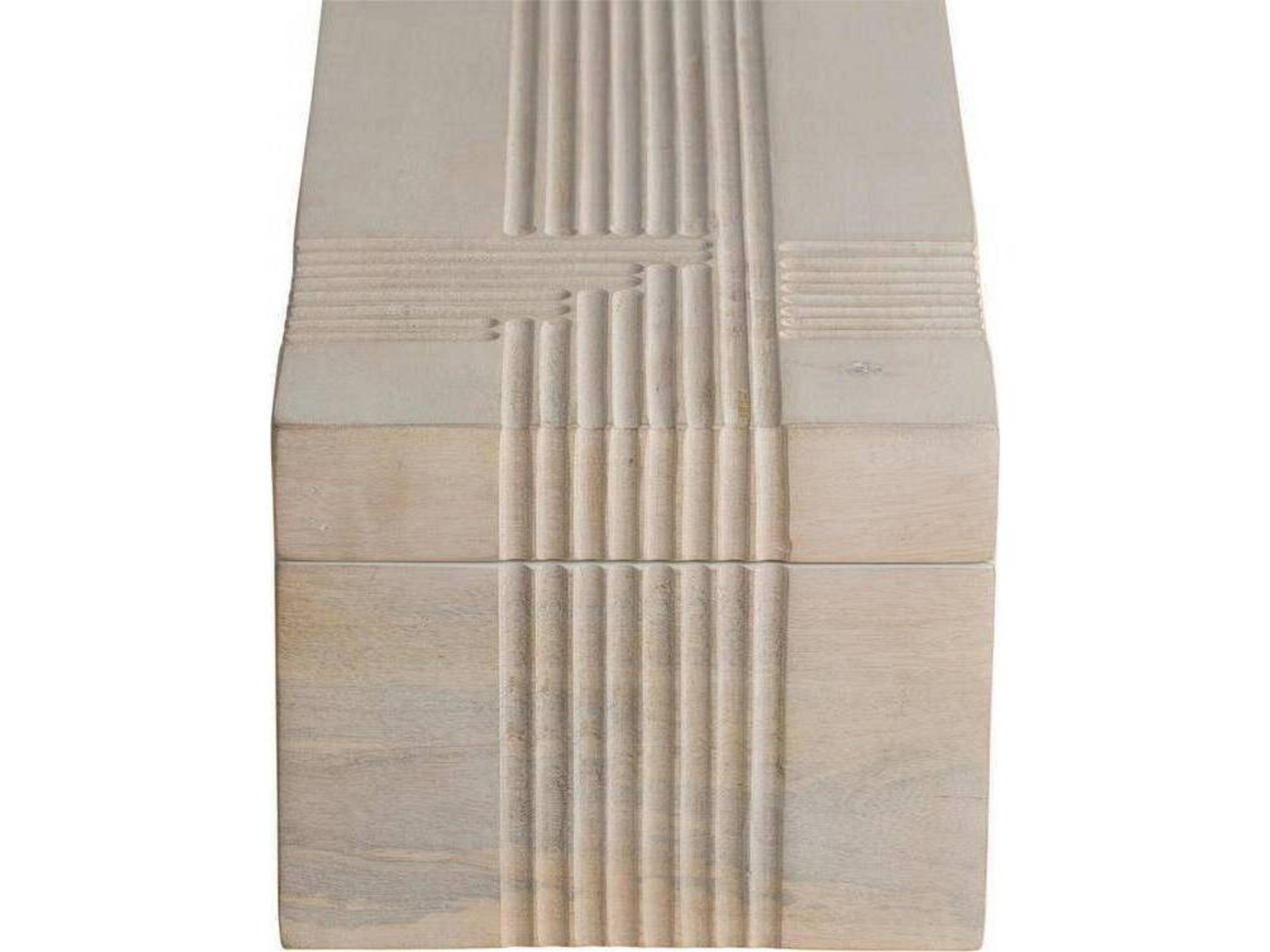 Arteriors Home Kamira Whitewash Boxes Set of 2