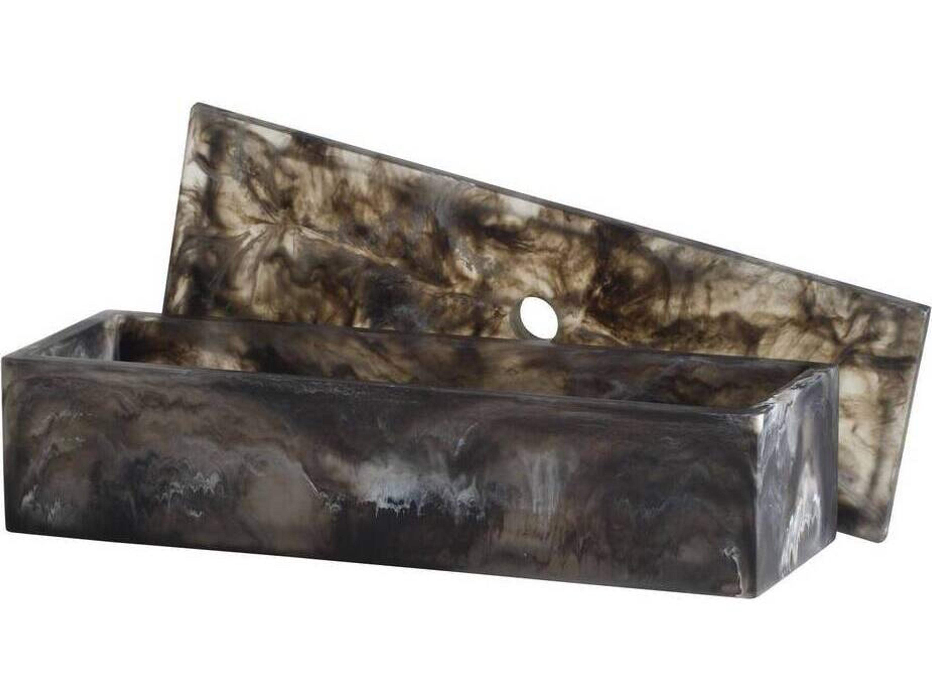 Arteriors Home Kayce Black White Multi Boxes Set of 2