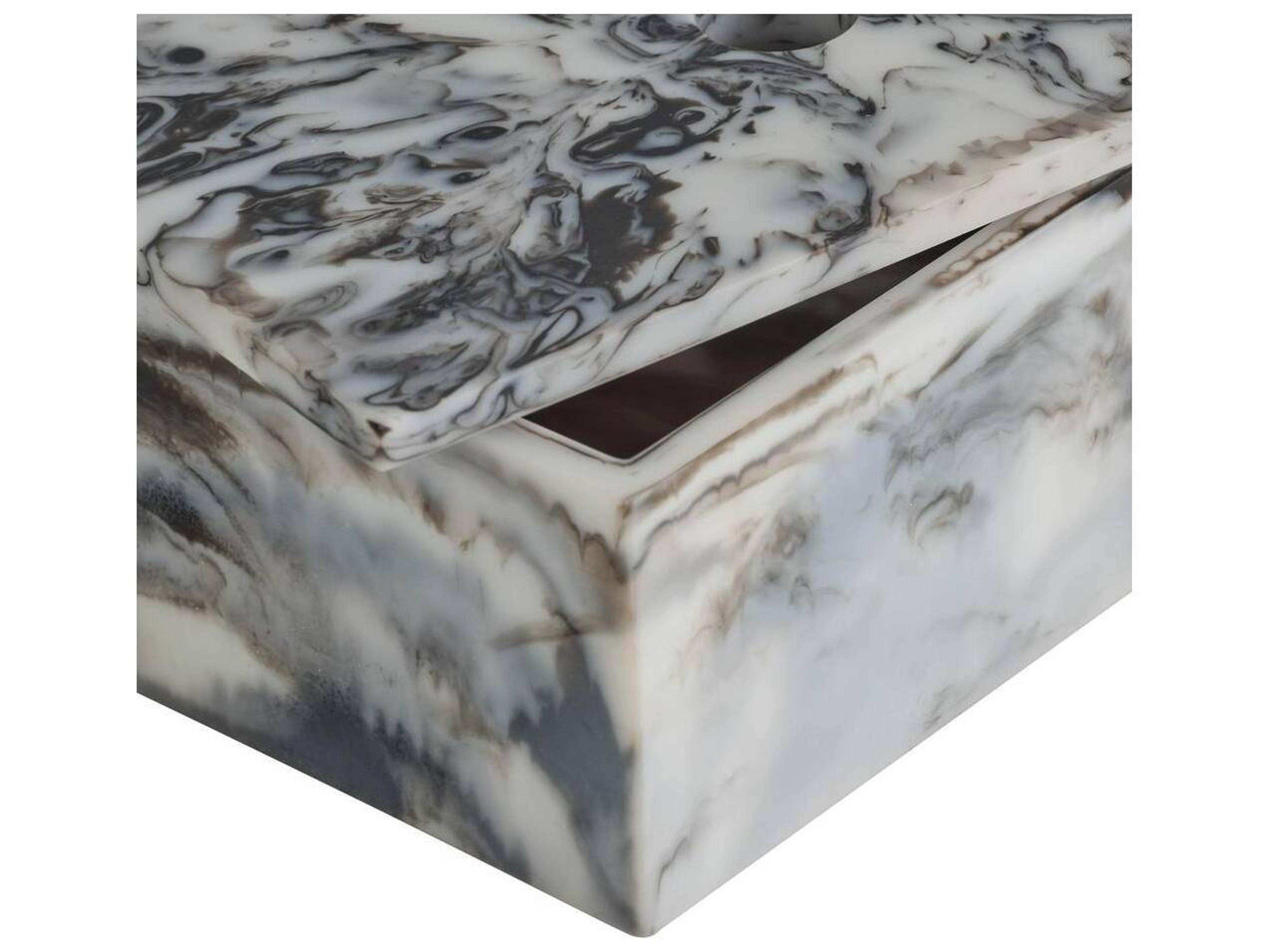 Arteriors Home Kayce Black White Multi Boxes Set of 2