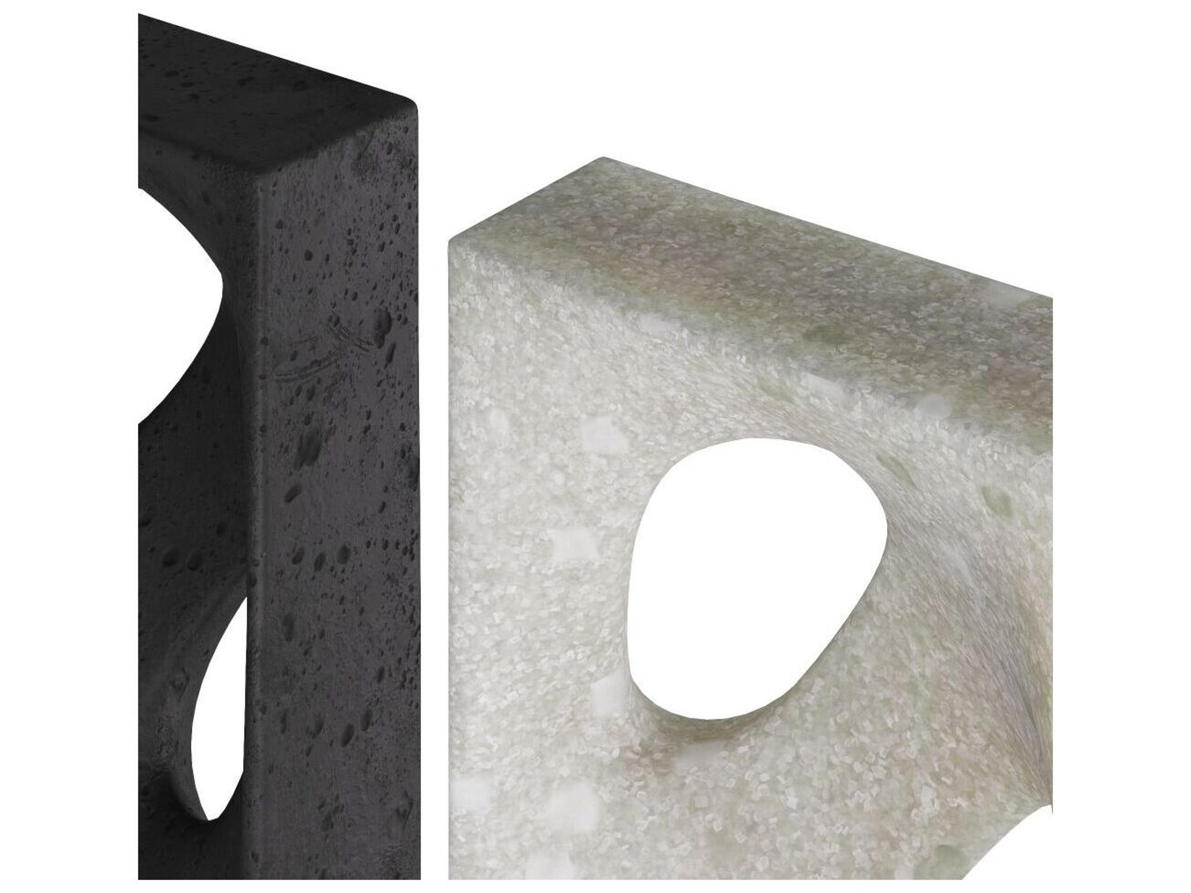 Arteriors Home Charcoal Ivory Bookend