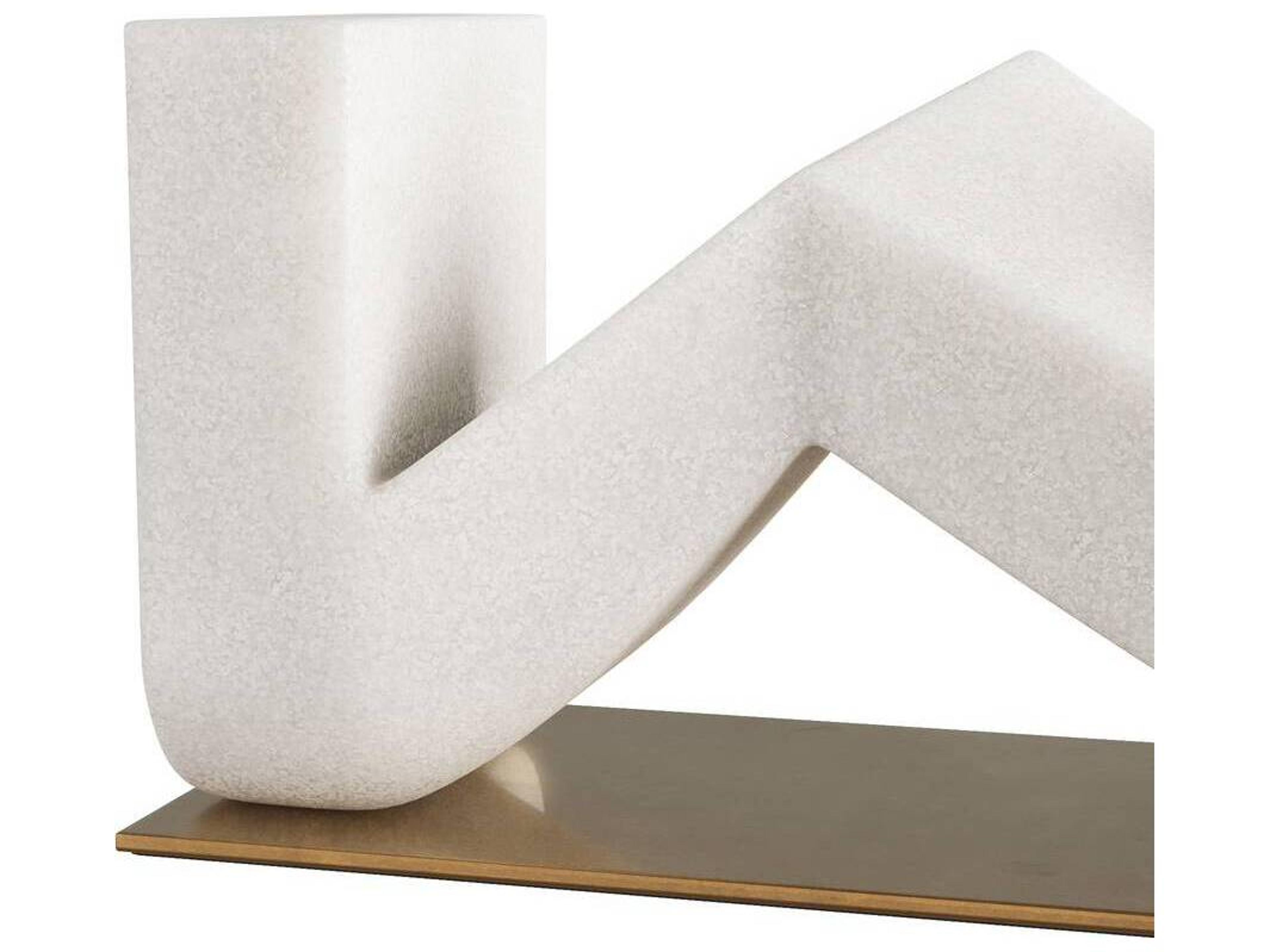 Arteriors Home Ivory Antique Brass Sculpture