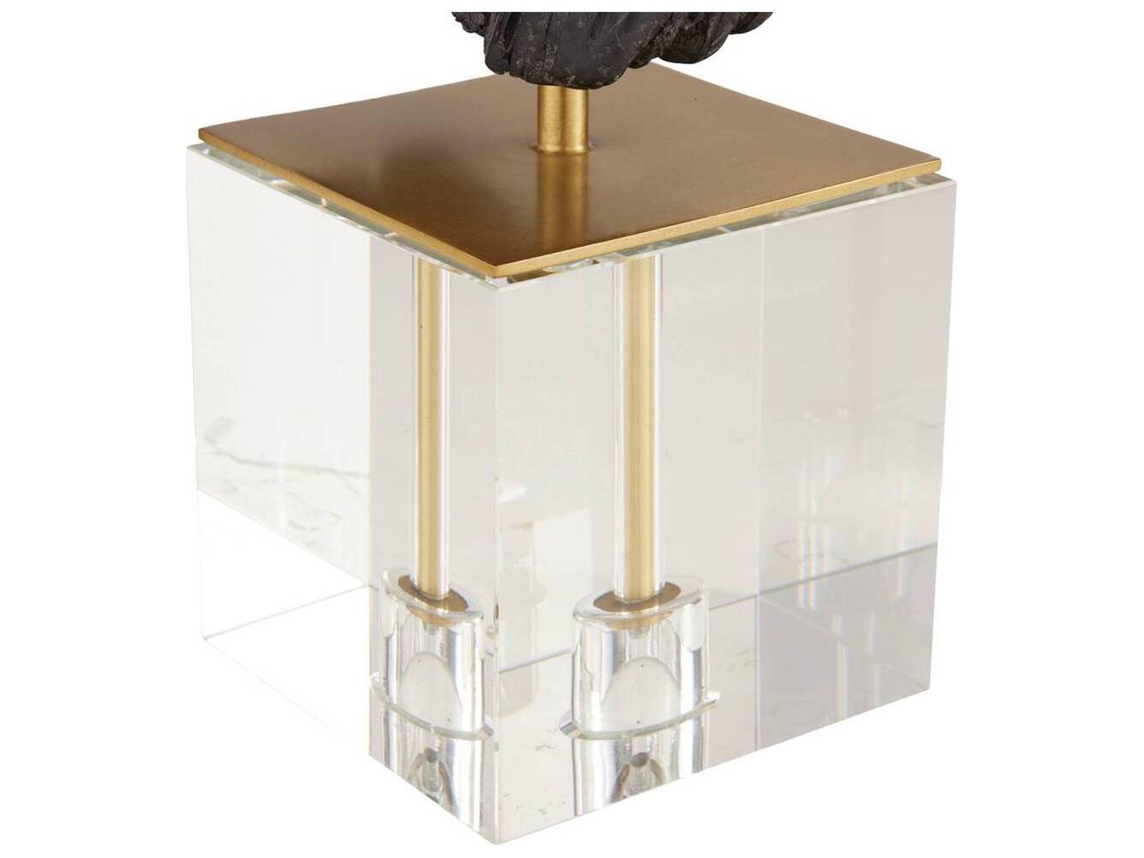 Arteriors Home Ebony Antique Brass Sculpture