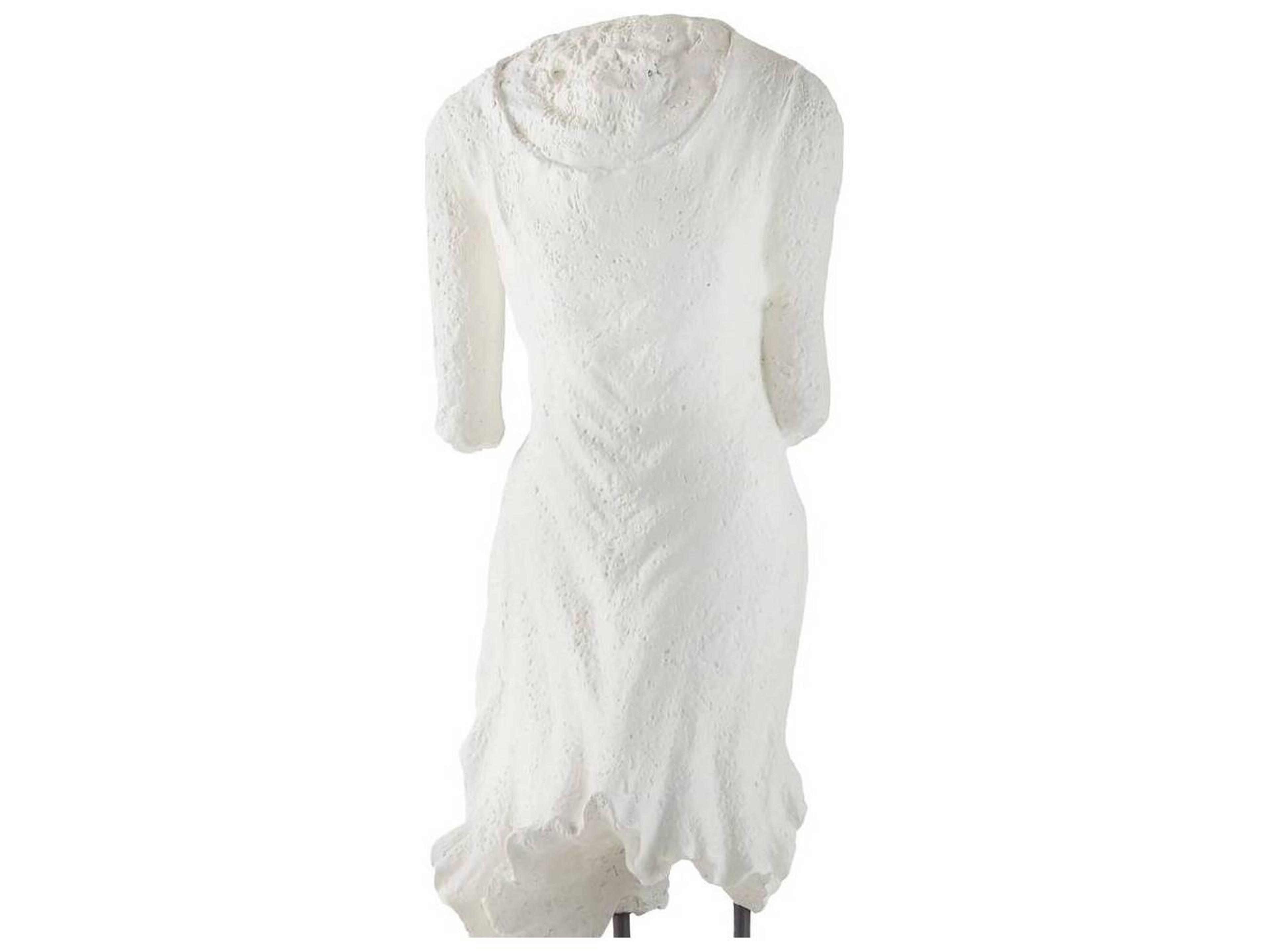 Arteriors Home Matte White Plaster English Bronze Sculpture