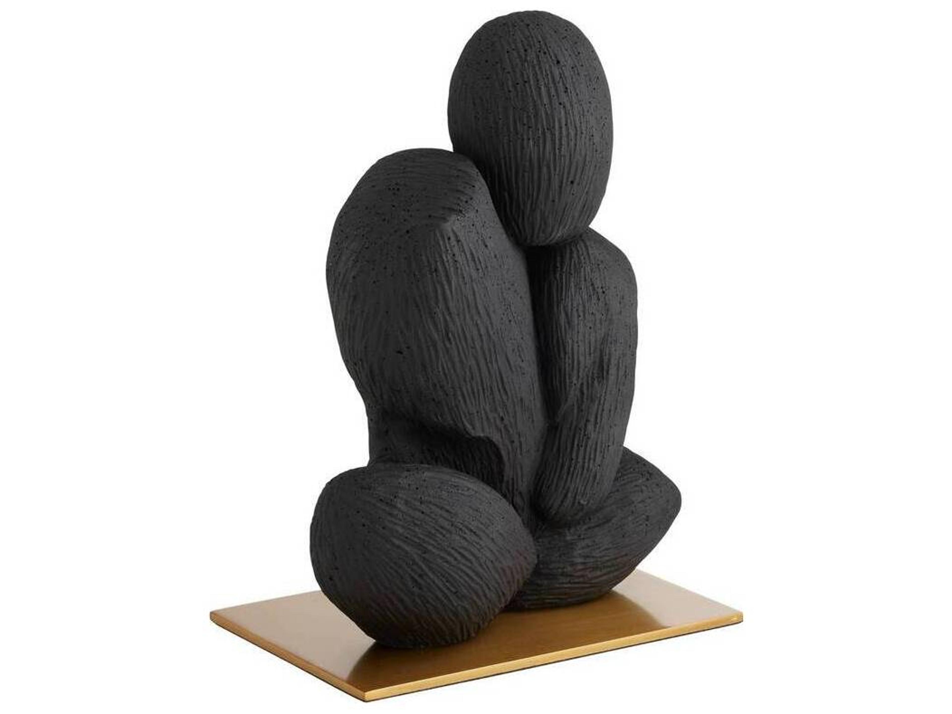 Arteriors Home Charcoal Antique Brass Sculpture